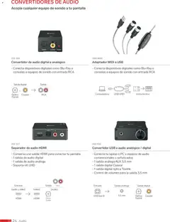 Vista previa de Steren catálogo, nuevo folleto de la tienda, válido en México a partir del 01.01.2026 | Página: 36 | Productos: Usb, Audio, Adaptador, Video