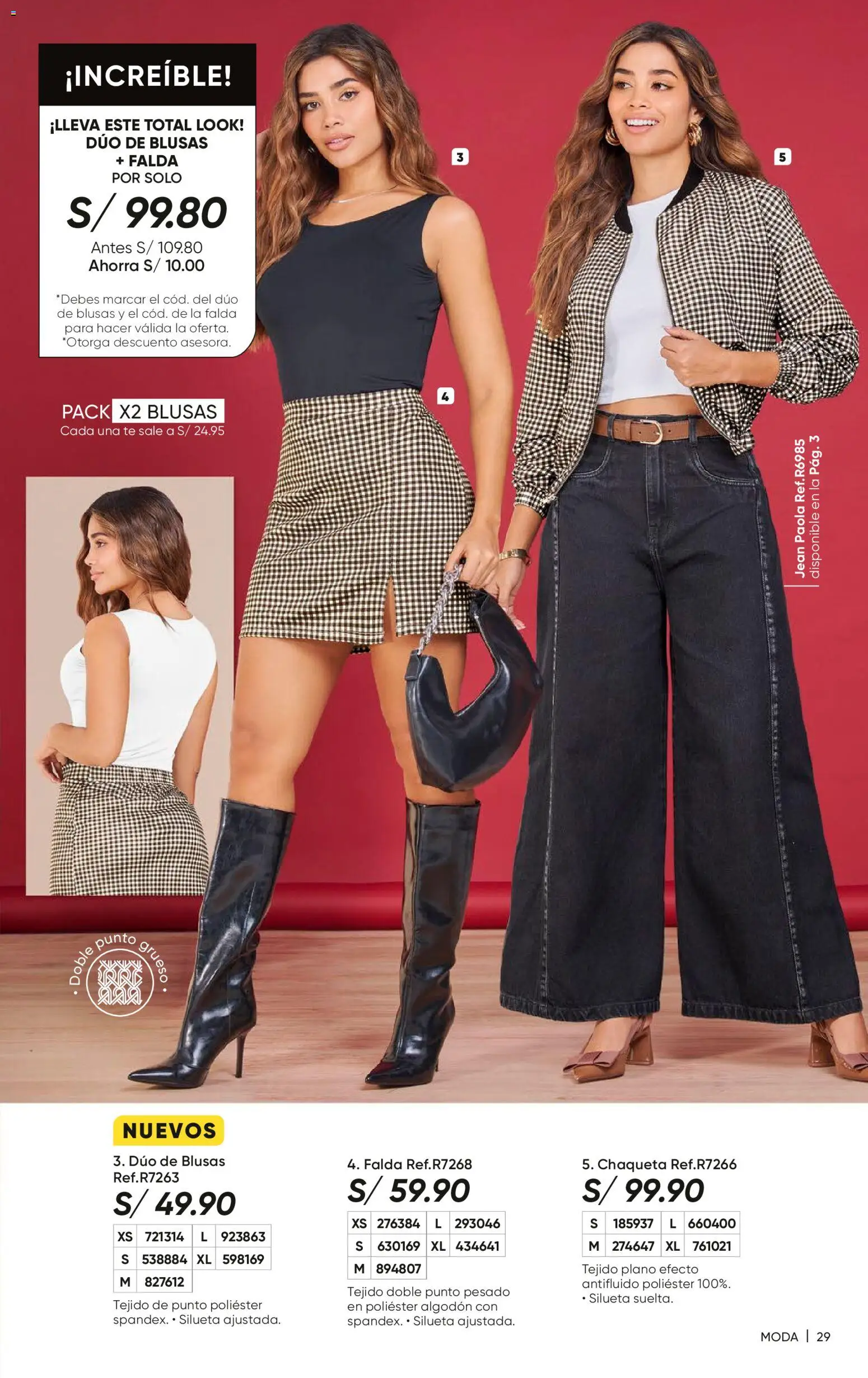 Catálogo Azzorti válido desde 31/08/2026 | Página: 35 | Productos: Falda, Chaqueta, Té, Algodón
