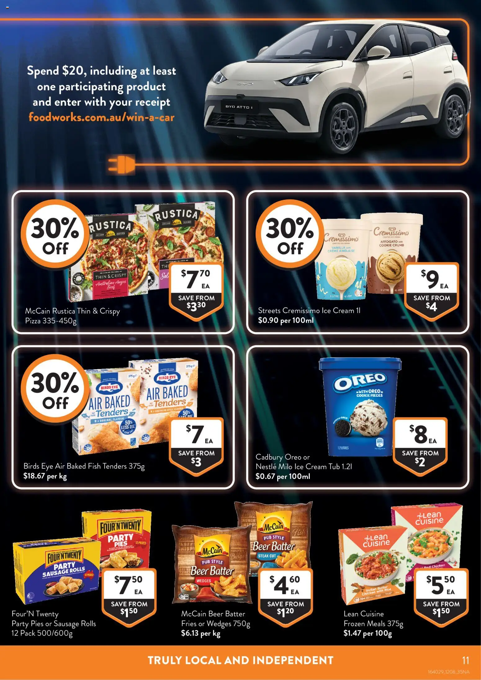 Foodworks catalogue - valid from 12/08/2026 | Page: 11 | Products: Butter, Rice, Ice cream, Sausage