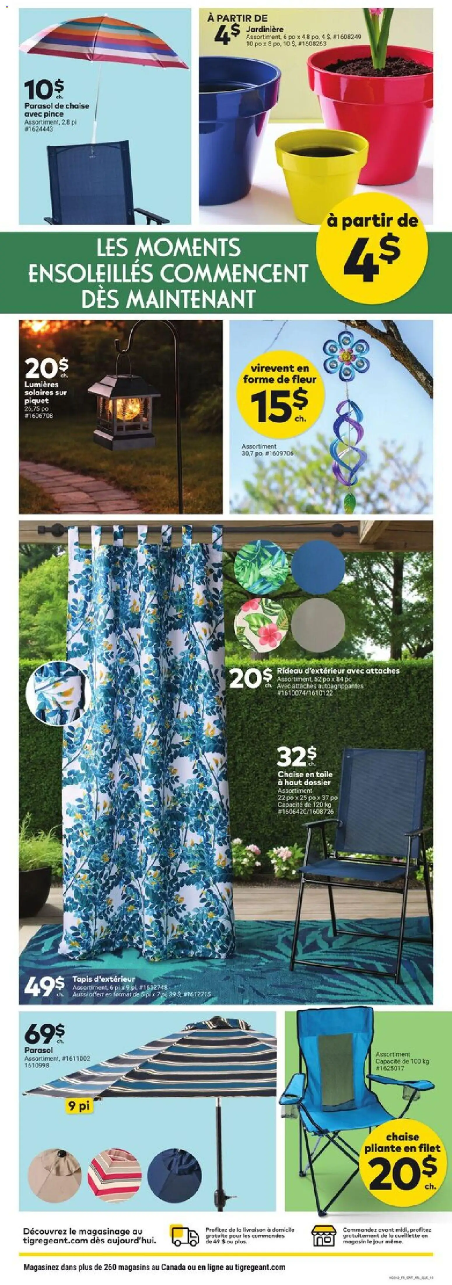 Giant Tiger flyer valid from 20.05.2026 | Page: 12 | Products: Umbrella, Chair