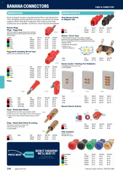 Preview of Jaycar Engineering & Scientific Catalogue 2025/2026  - valid from 09.07.2025 | Page: 268 | Products: Saw, Clip, Cable, Speaker