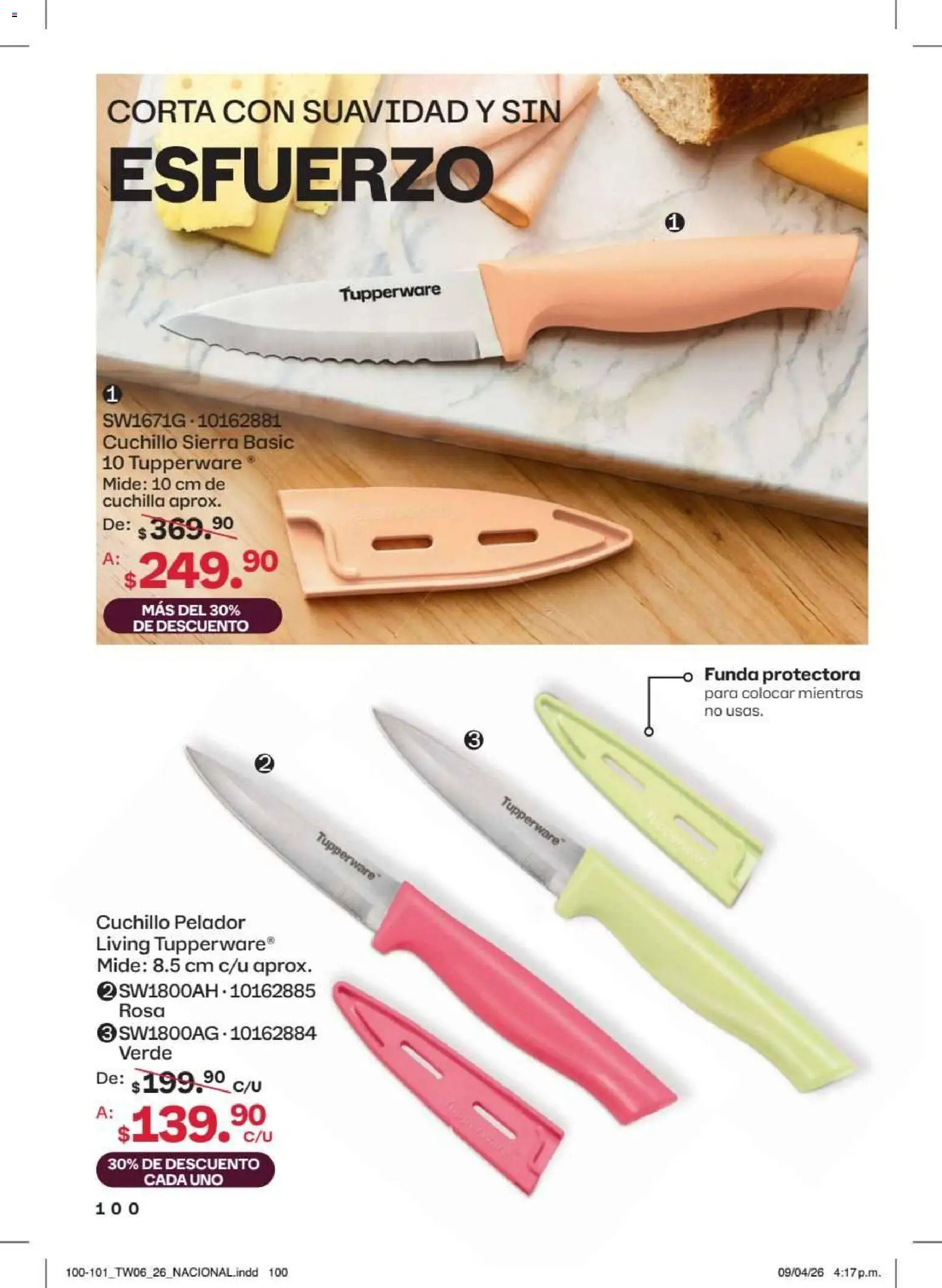 Nuevas ofertas de Tupperware válidas en toda la República Mexicana desde el 18/05/2026. ¡Encuentra las mejores ofertas en Tupperware catálogo! | Página: 100 | Productos: Funda, Sierra, Cuchillo