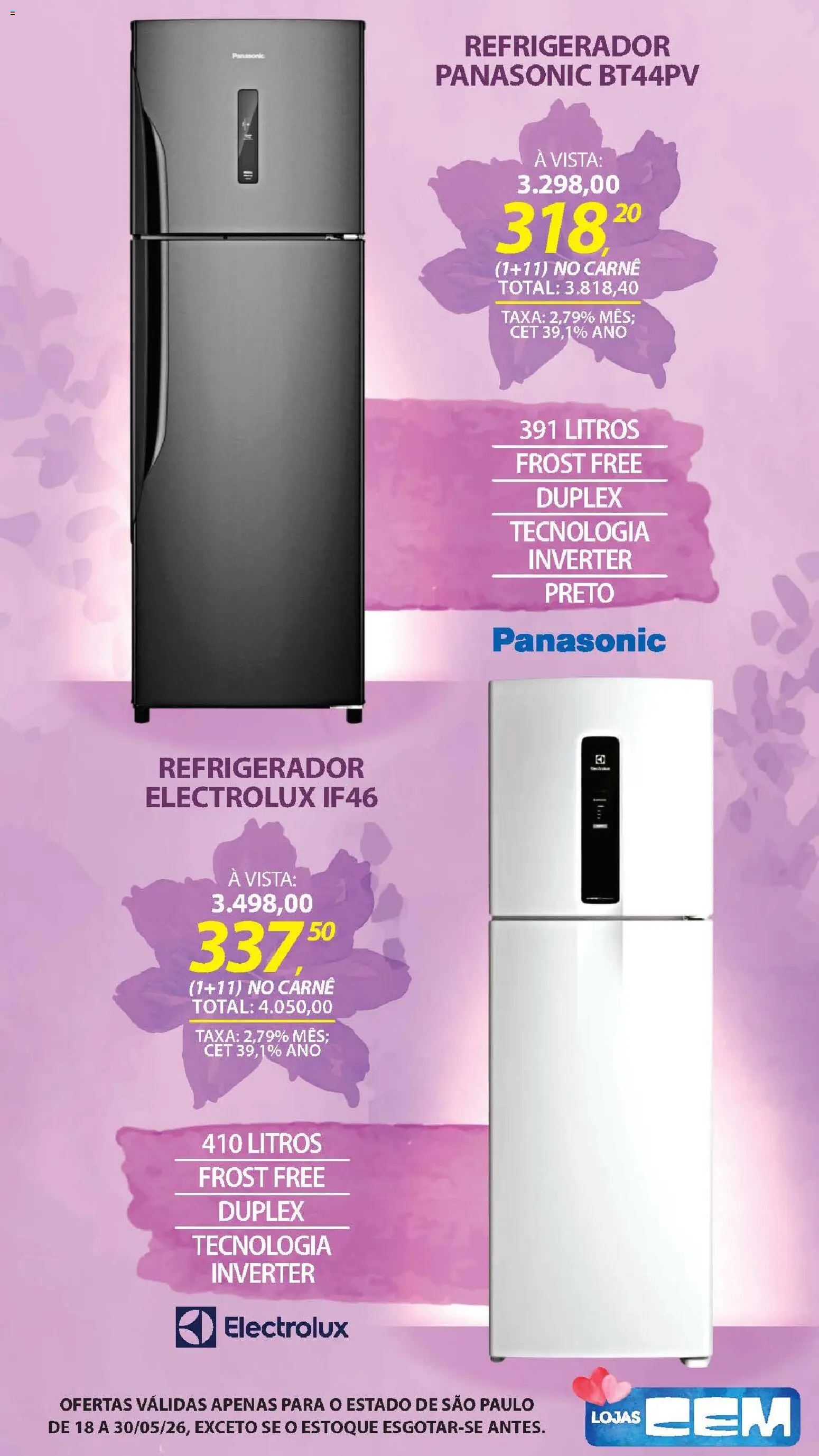 Lojas Cem - Ofertas atuais de 18/05/2026 ? Não perca as melhores promoções! | Brasil