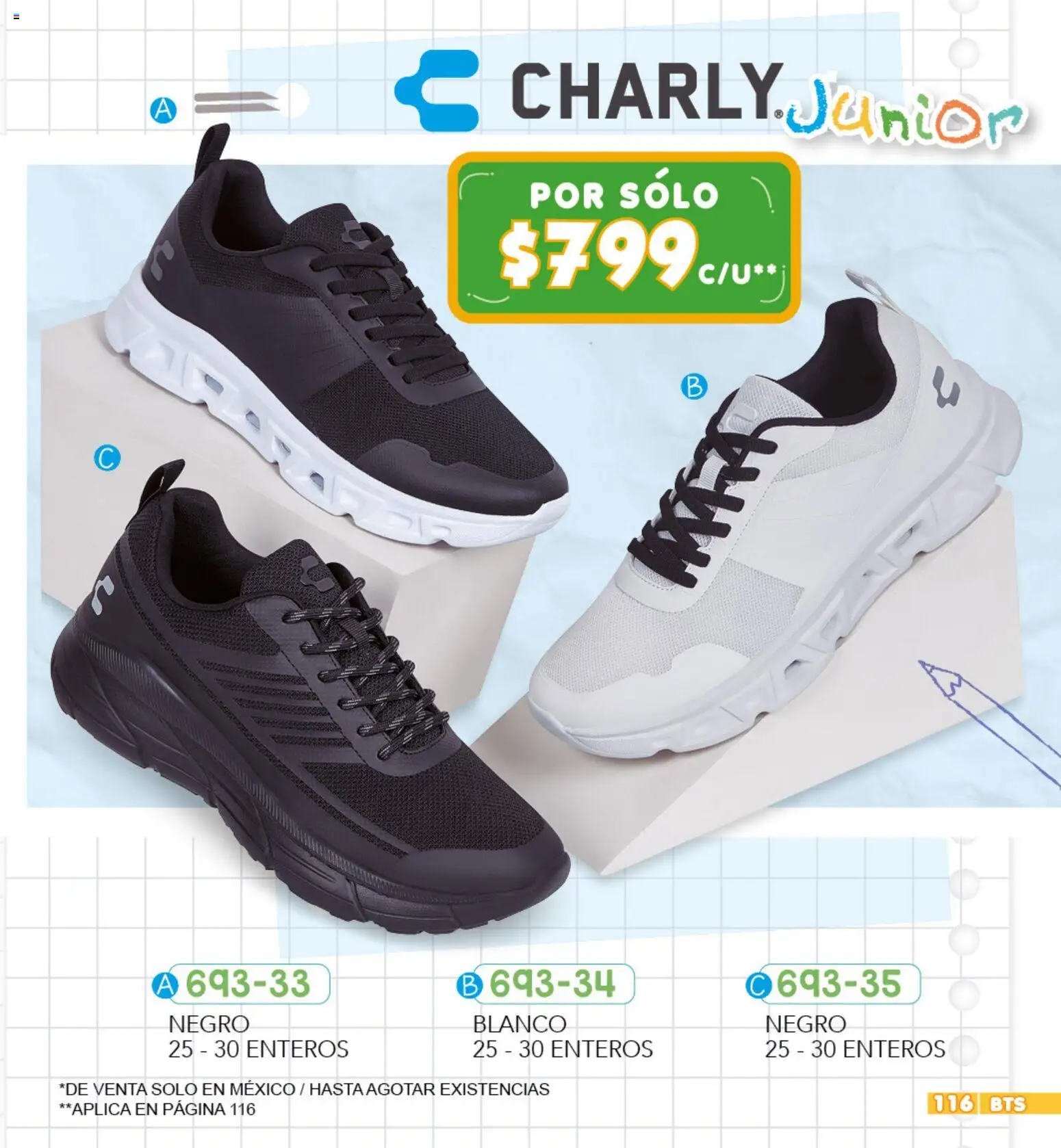 Nuevas ofertas de Cklass válidas en toda la República Mexicana desde el 09.06.2026. ¡Encuentra las mejores ofertas en Cklass catálogo Escolar! | Página: 117