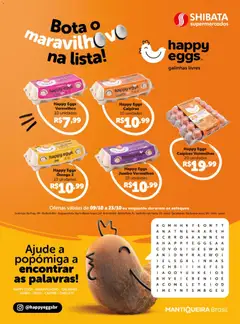 Shibata ofertas Ovos Mantiqueira - Pré-Visualização do folheto da loja Shibata, válido de 09/10/2026