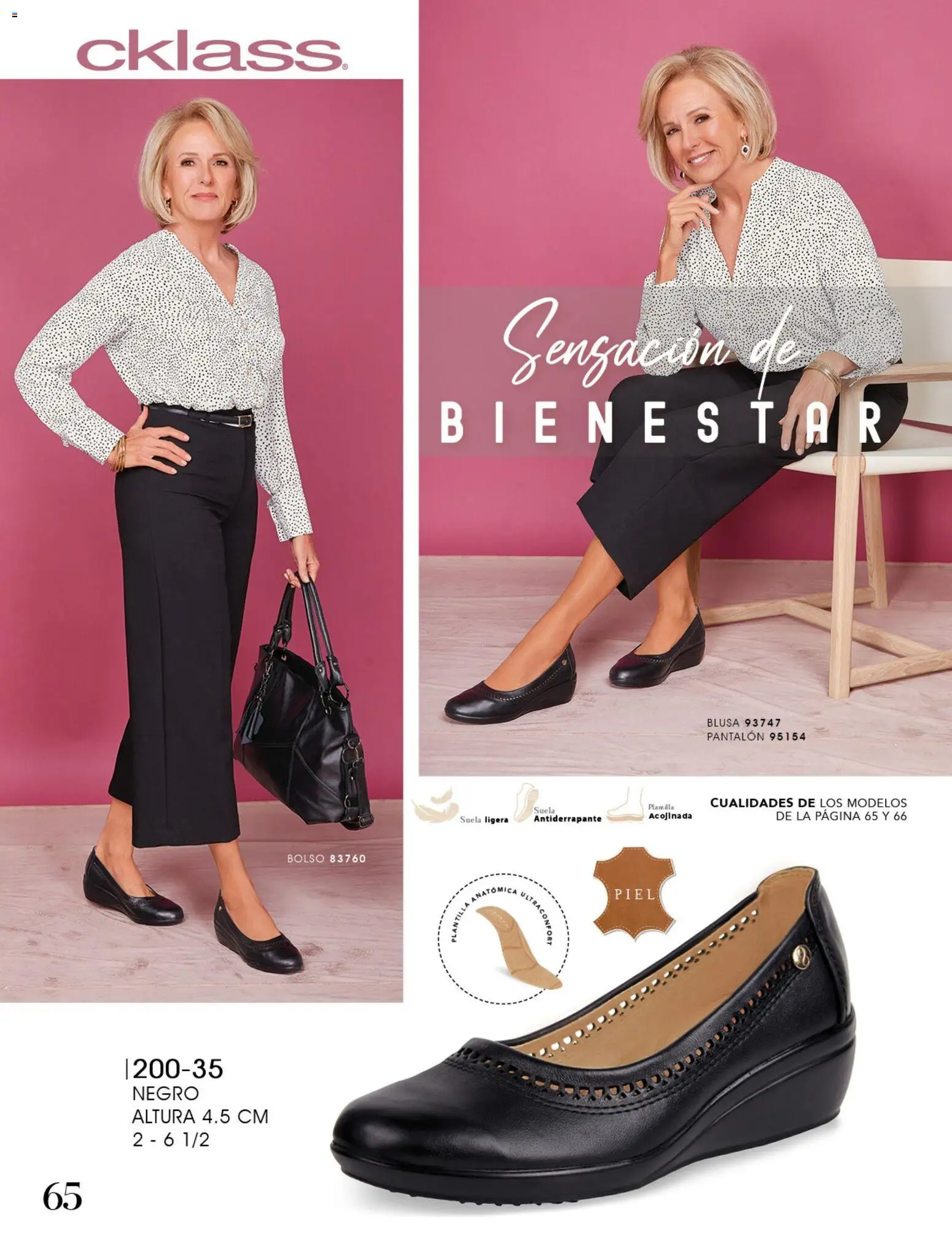 Nuevas ofertas de Cklass válidas en toda la República Mexicana desde el 08/07/2026. ¡Encuentra las mejores ofertas en Cklass catálogo Confort! | Página: 66 | Productos: Blusa, Bolso