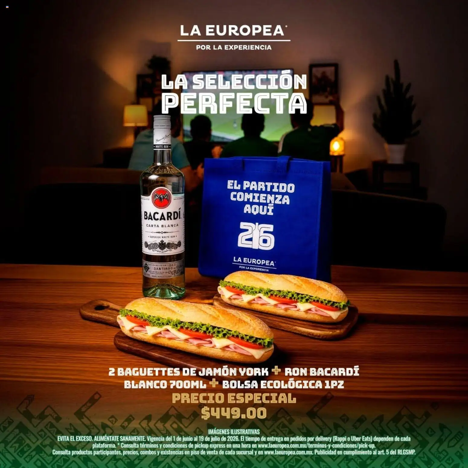 Nuevas ofertas de La Europea válidas en toda la República Mexicana desde el 01.06.2026. ¡Encuentra las mejores ofertas en La Europea catálogo La selección perfecta! | Página: 2 | Productos: Bolsa, Jamón