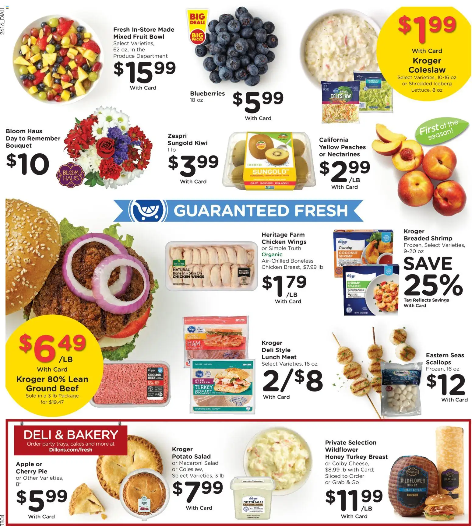Dillons Weekly Ad - valid from 20.05.2026 | Page: 10 | Products: Bakery, Peaches, Beef, Cherry Pie