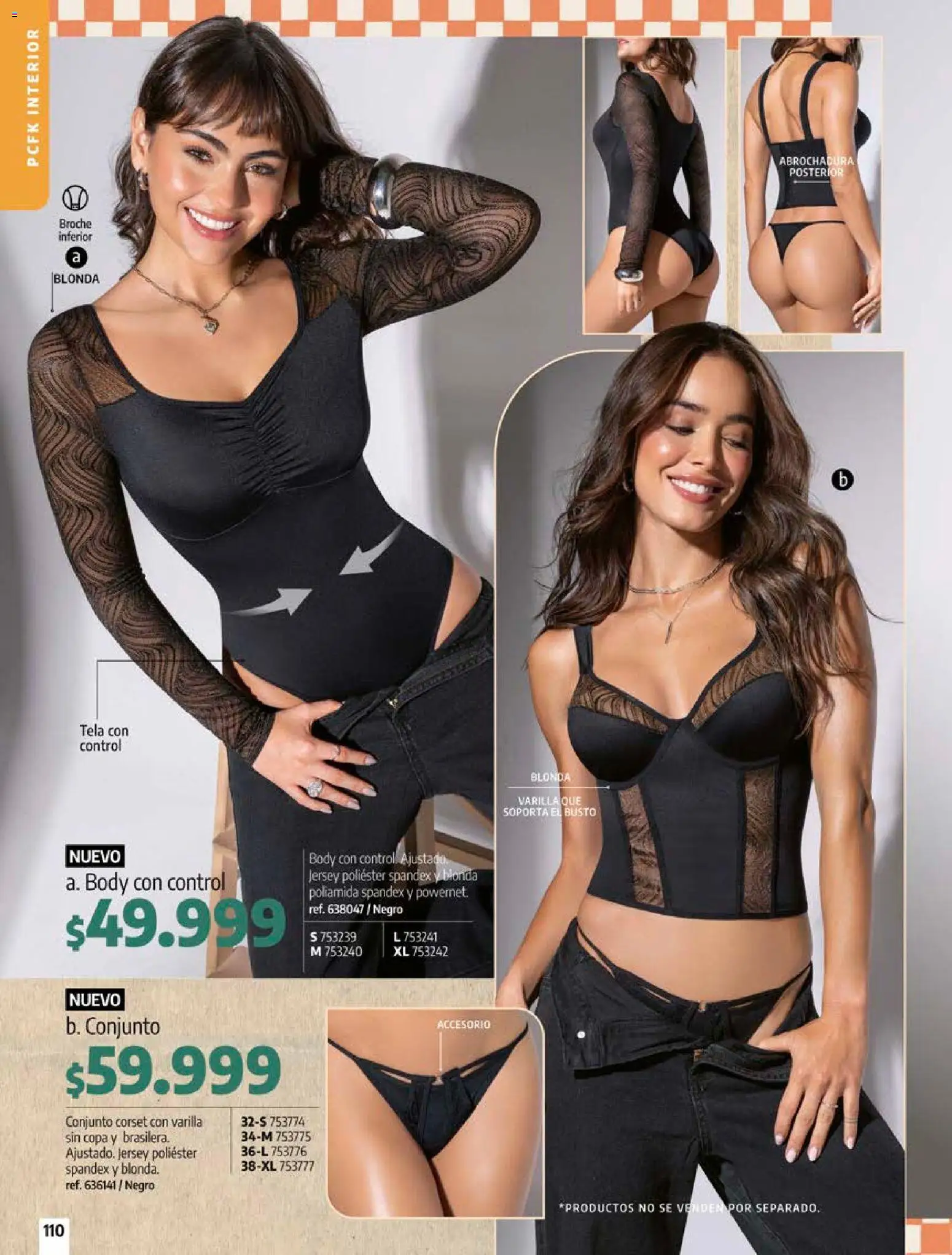 Pacifika revista - valida desde el 18/09/2026 | Página: 110 | Productos: Body, Conjunto