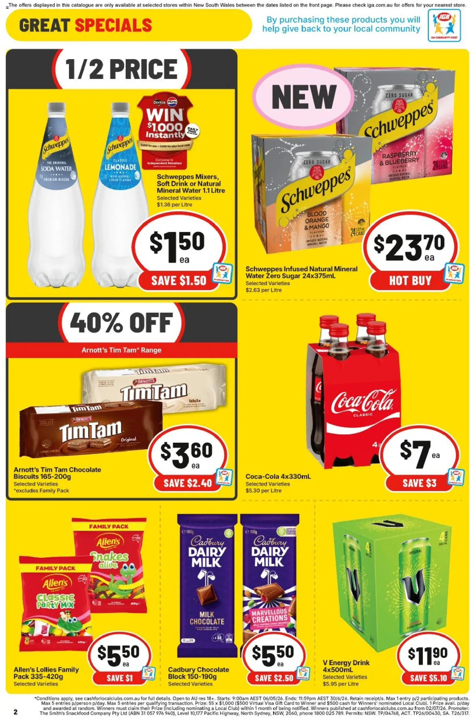 Coles catalogue - valid from 03.06.2026 | Page: 2 | Products: Milk, Dairy, Chocolate, Mango
