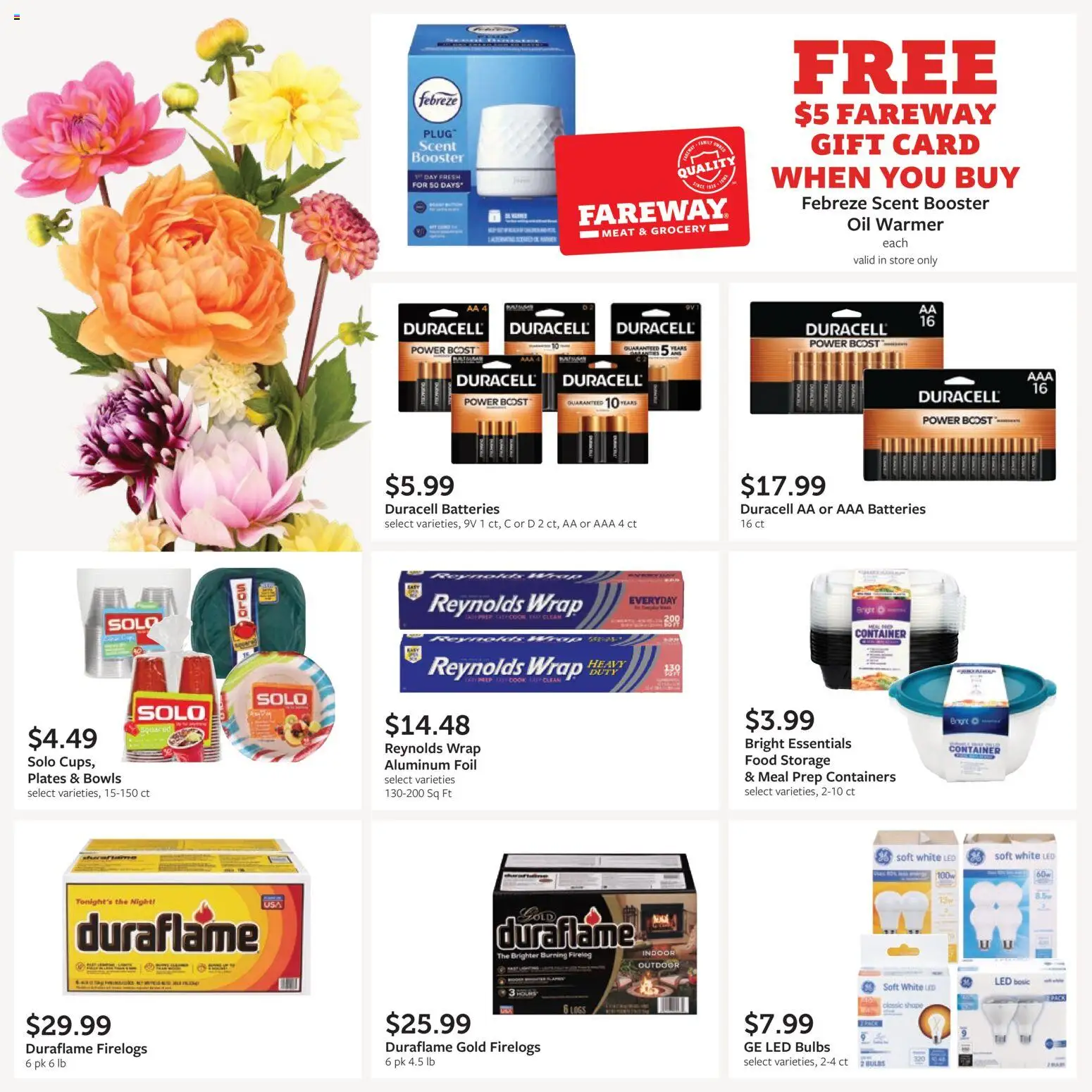 Fareway Monthly Ad - valid from 09/28/2026 | Page: 41 | Products: Foil, Meat, Oil, Aluminum foil