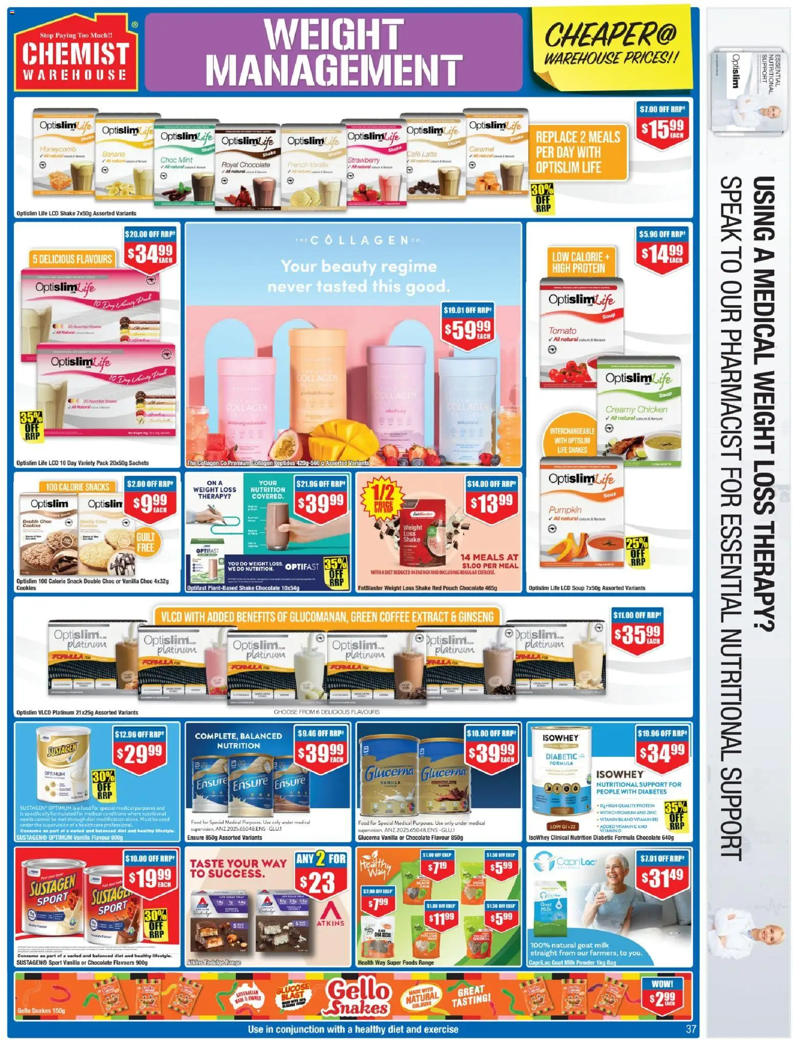 Chemist Warehouse catalogue - valid from 23.04.2026 | Page: 37 | Products: Chocolate, Soup, Pumpkin, Bag