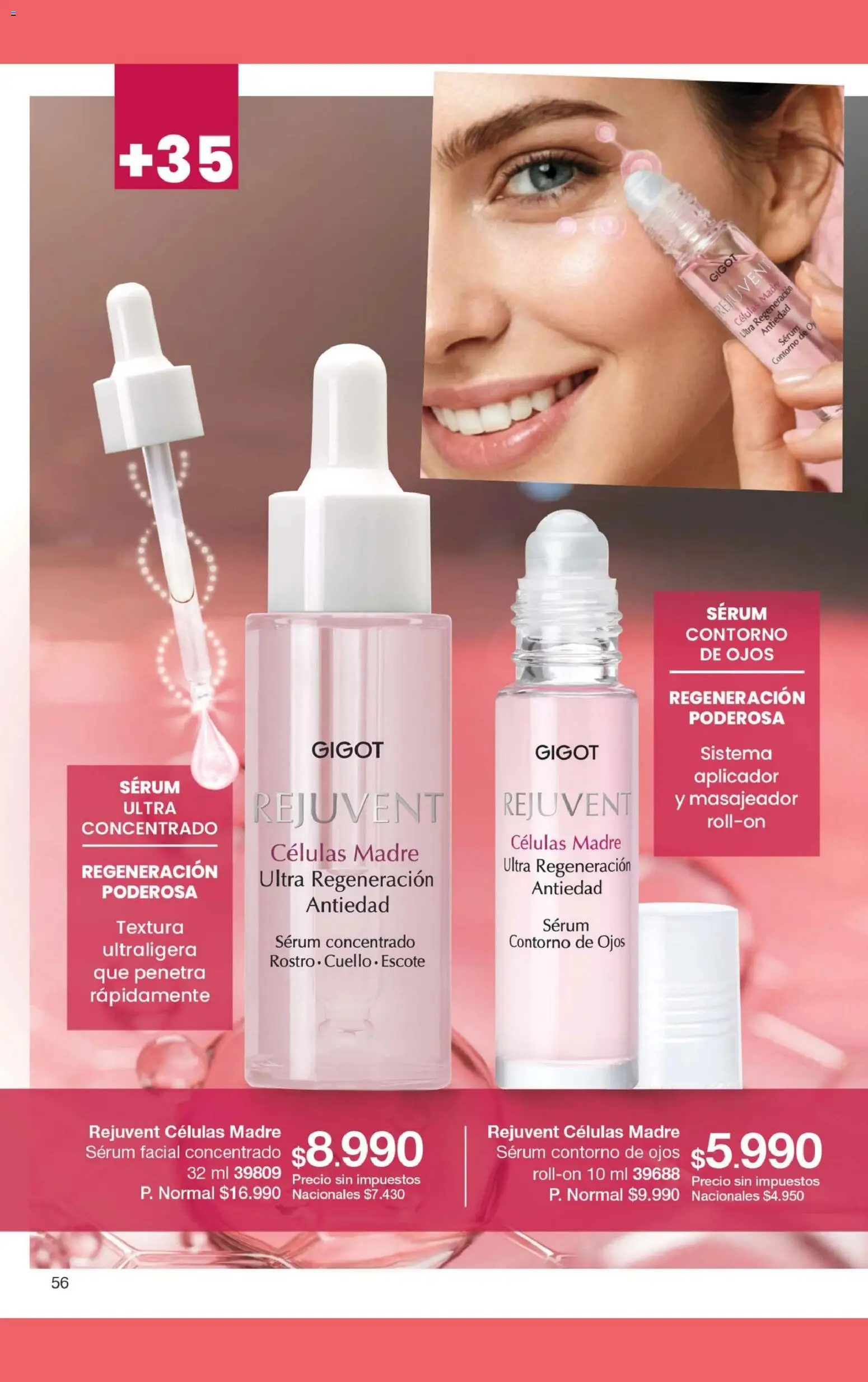 Gigot - CAMPAÑA 10 │ válido desde el 18.06.2026 | Página: 68 | Productos: Contorno de ojos, Serum, Contorno
