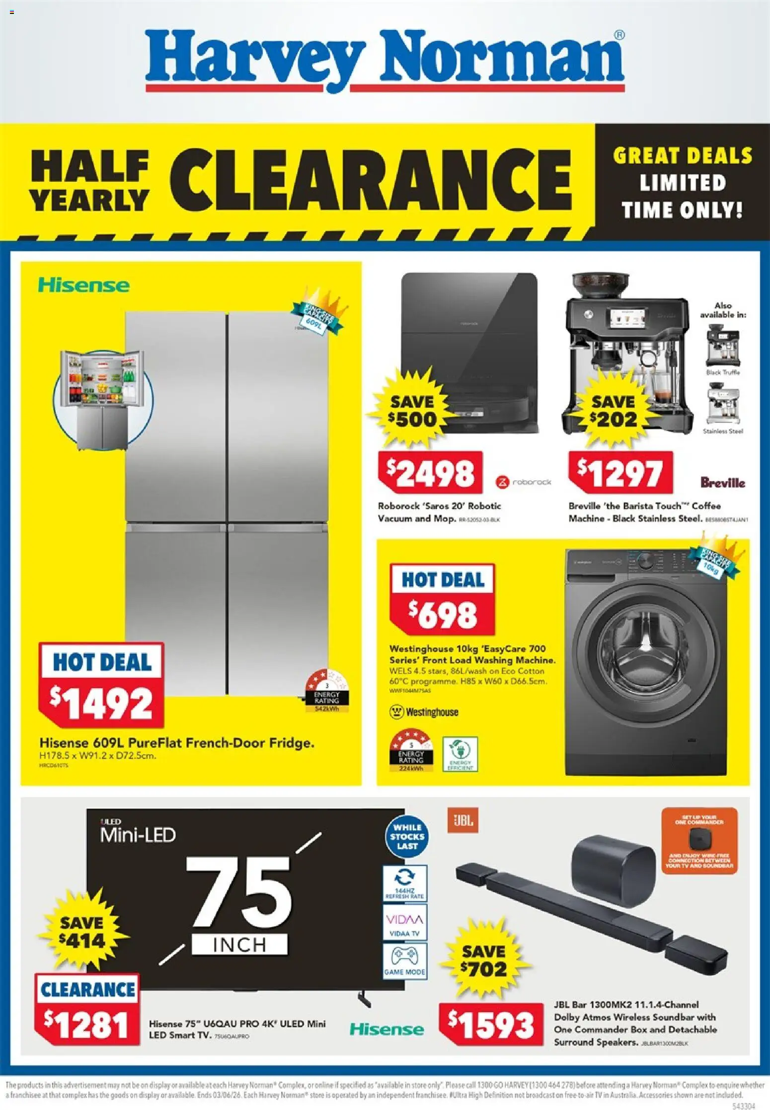 Harvey Norman catalogue - valid from 30.05.2026 | Page: 1 | Products: Coffee, Accessories, Tv, Game