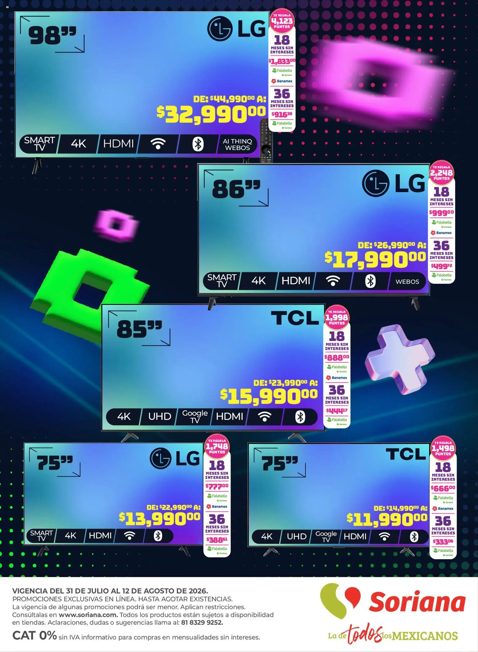 Nuevas ofertas de Soriana válidas en toda la República Mexicana desde el 31/07/2026. ¡Encuentra las mejores ofertas en Soriana Duplicate of Central Gamer Exclusivo en línea! | Página: 9 | Productos: Té