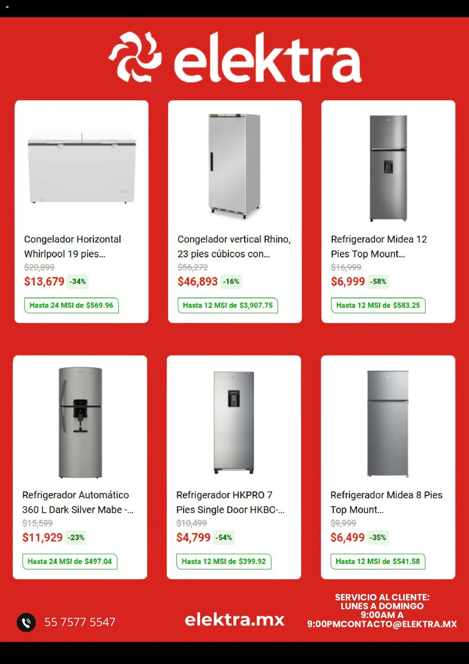 Nuevas ofertas de Elektra válidas en toda la República Mexicana desde el 06/07/2026. ¡Encuentra las mejores ofertas en Elektra catálogo! | Página: 4