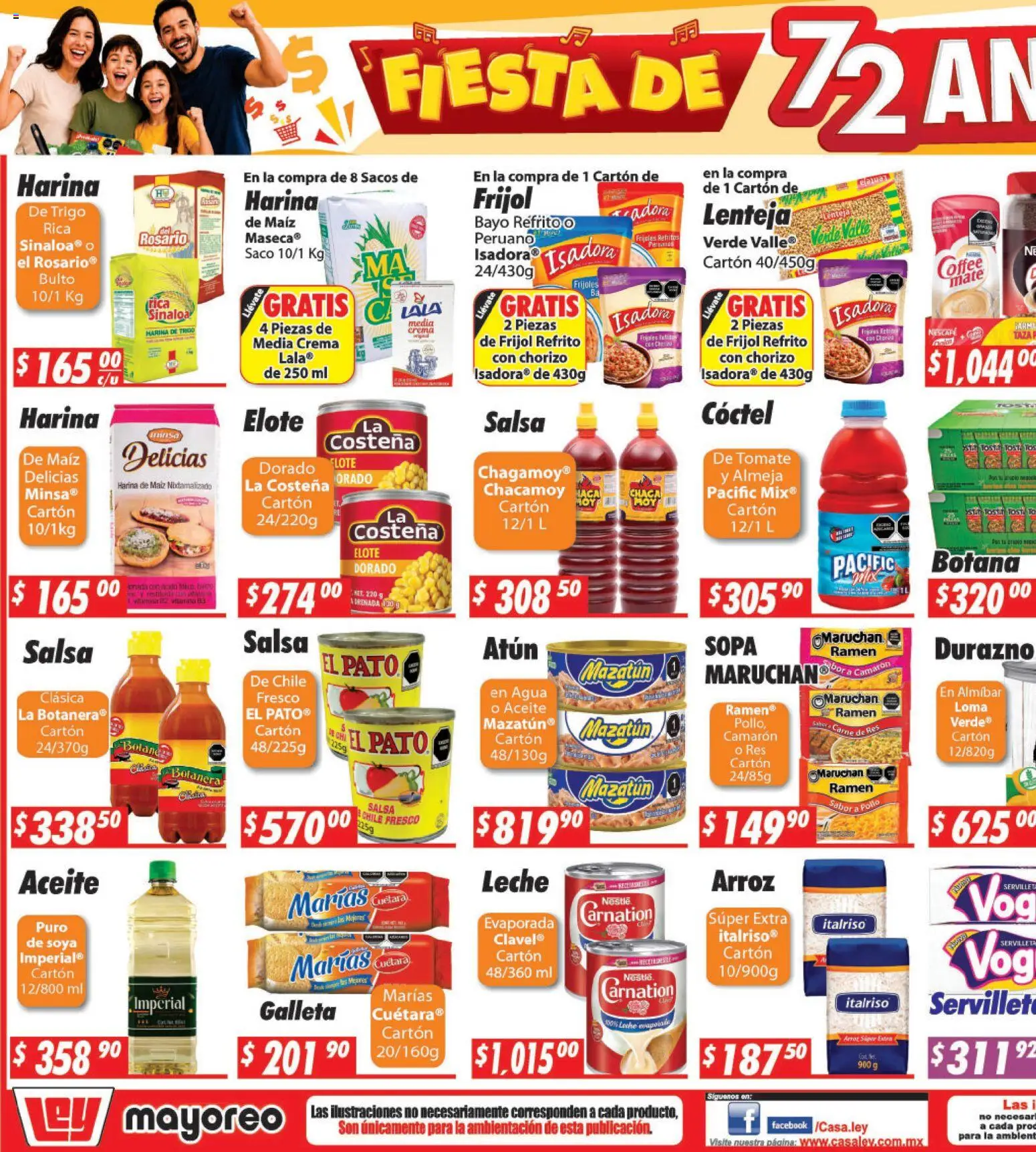 Nuevas ofertas de Casa Ley válidas en toda la República Mexicana desde el 14/09/2026. ¡Encuentra las mejores ofertas en Casa Ley folleto Sinaloa! | Página: 5 | Productos: Pollo, Crema, Agua, Leche