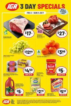 Preview of IGA catalogue 3 Day Specials WA - valid from 02/10/2026