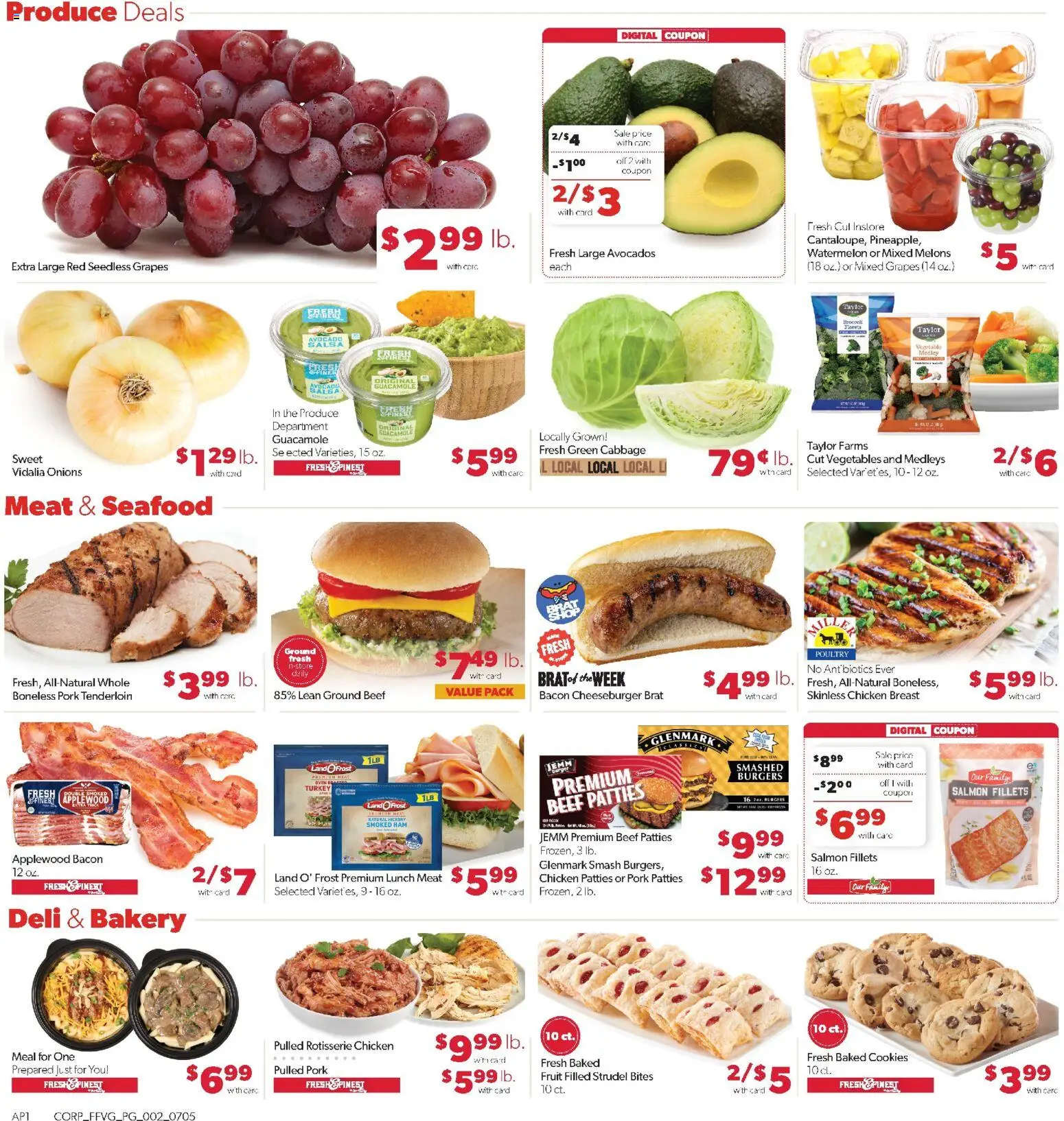 Family Fare Weekly Ad - MI - valid from 07/05/2026 | Page: 2 | Products: Bakery, Ham, Pork, Beef
