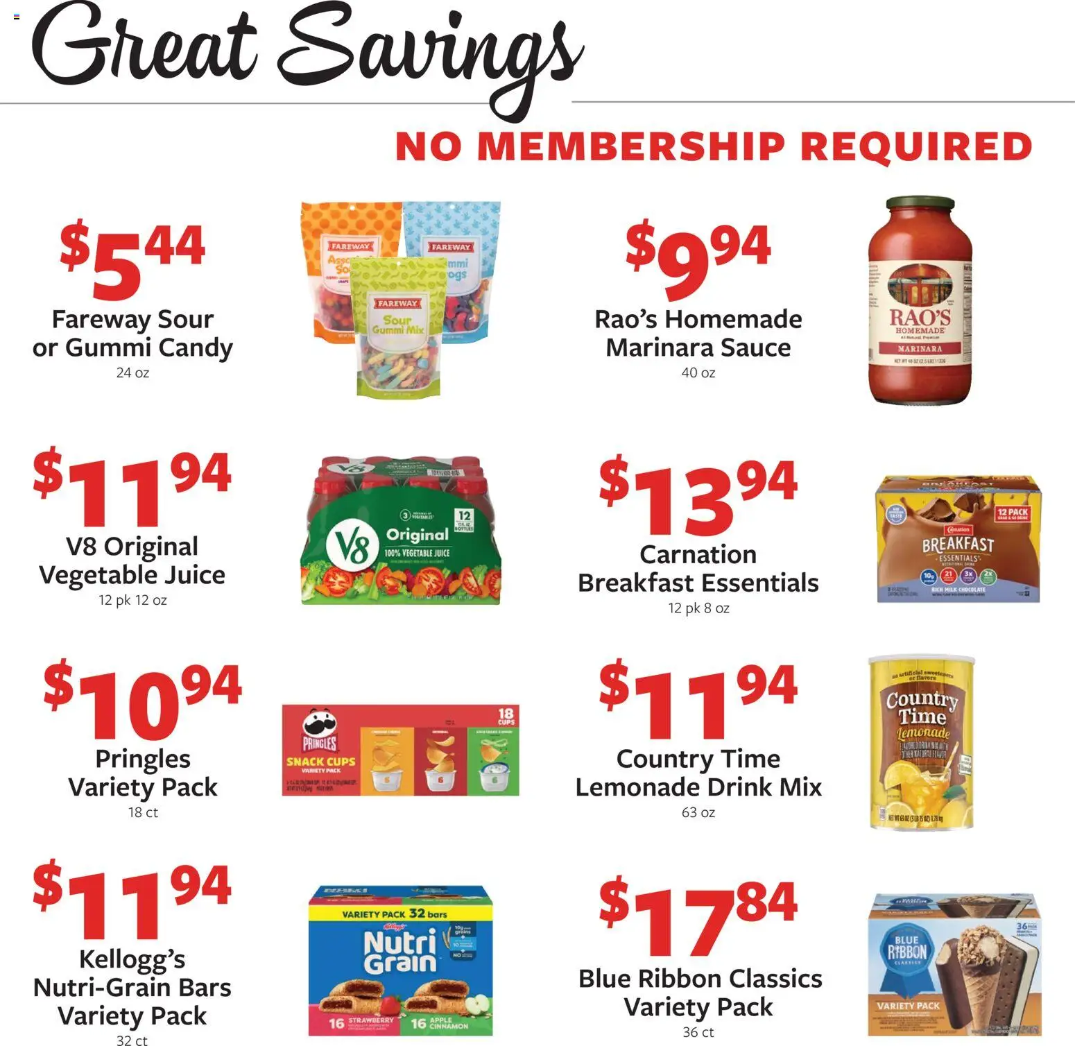 Fareway Weekly Ad - valid from 08/31/2026 | Page: 15 | Products: Candy, Milk, Juice, Lemonade