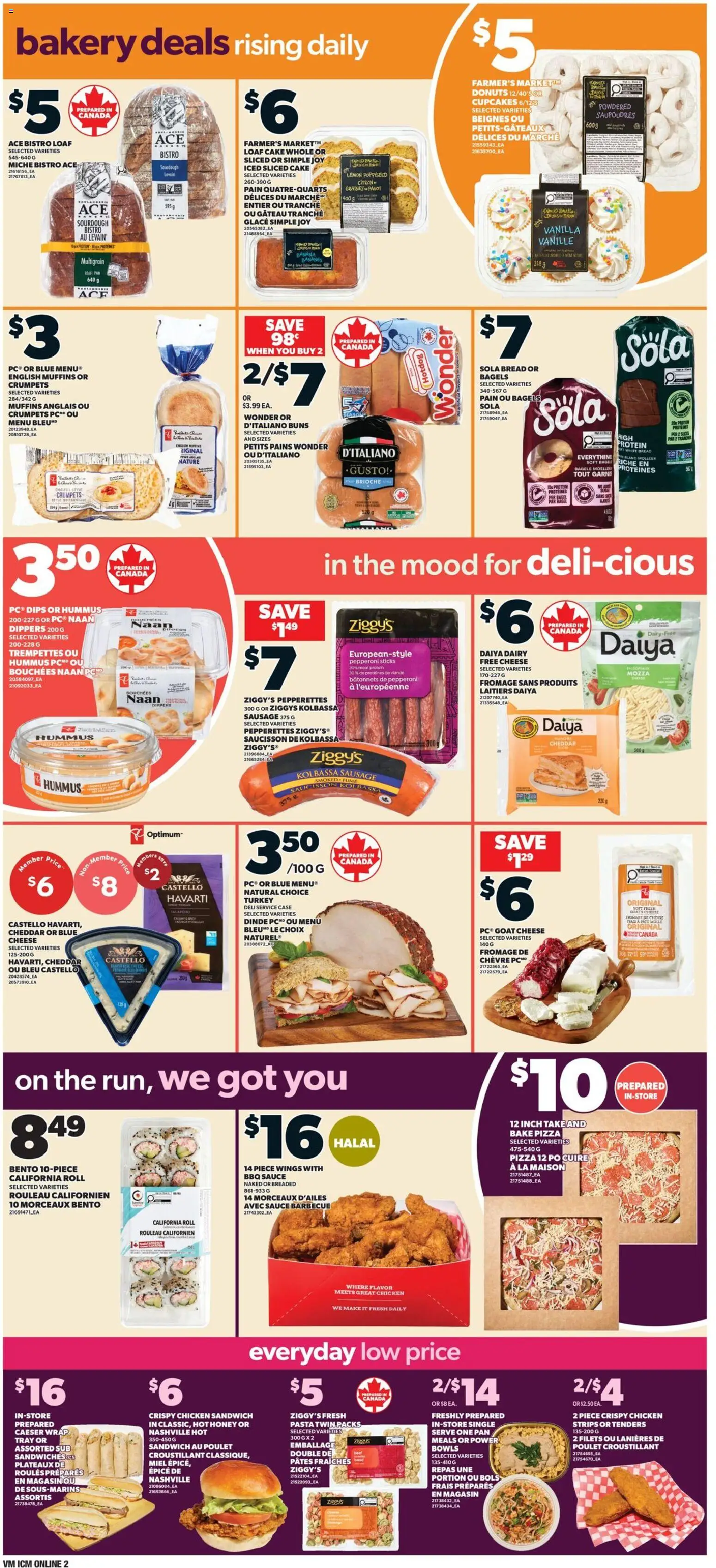 Valu Mart flyer valid from Sep 10, 2026 | Page: 4 | Products: Vanilla, Cheese, Pizza, Protein