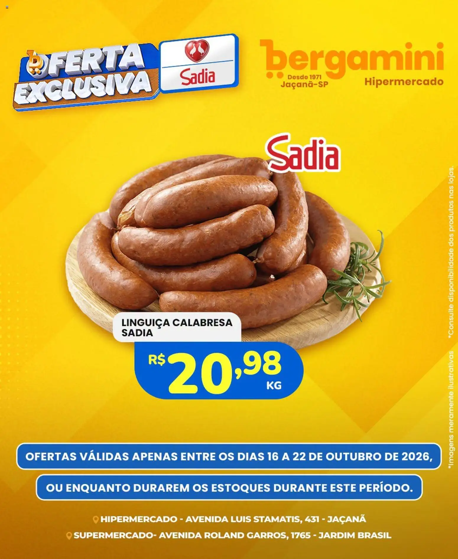 Supermercado Bergamini Folheto - válido de 16/10/2026 | Página: 6