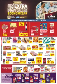 Extra ofertas Fim de semana Mercado - Pré-Visualização do folheto da loja Extra, válido de 31/07/2026