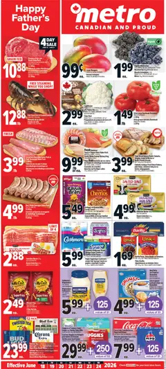 Preview of Metro weekly flyer - Trois-Pistoles from shop Metro valid from 18.06.2026