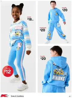 Preview of Kmart - School Holidays - valid from 24/06/2026 | Page: 47 | Products: Hoodie, Leggings