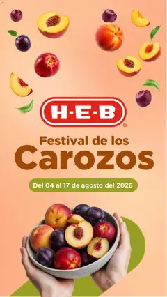 Vista previa de H-E-B folleto Festival de los Carozos, nuevo folleto de la tienda, válido en México a partir del 04/08/2026