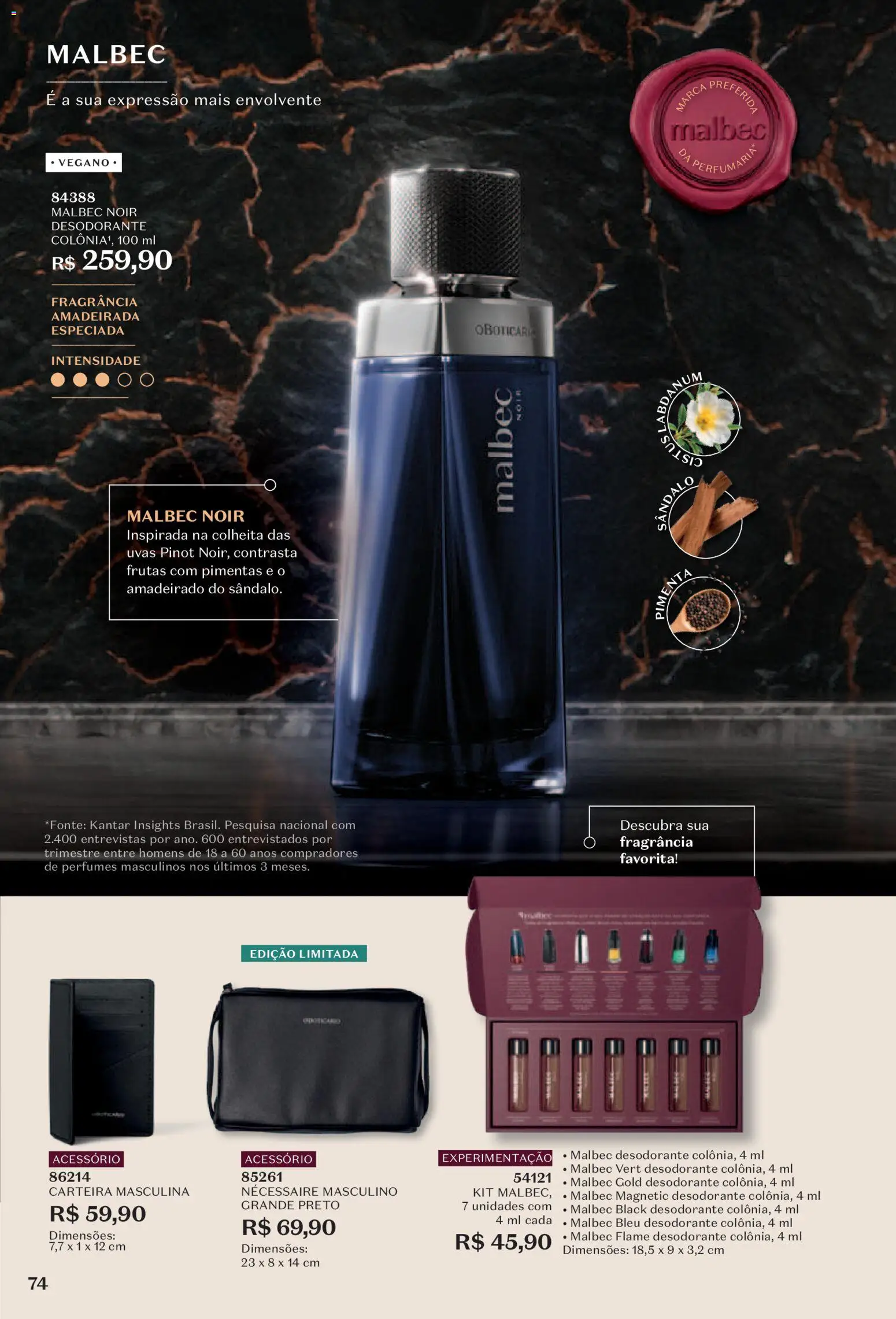O Boticário Folheto - válido de 29/06/2026 | Página: 78 | Produtos: Fragrância, Pimenta, Necessaire, Carteira