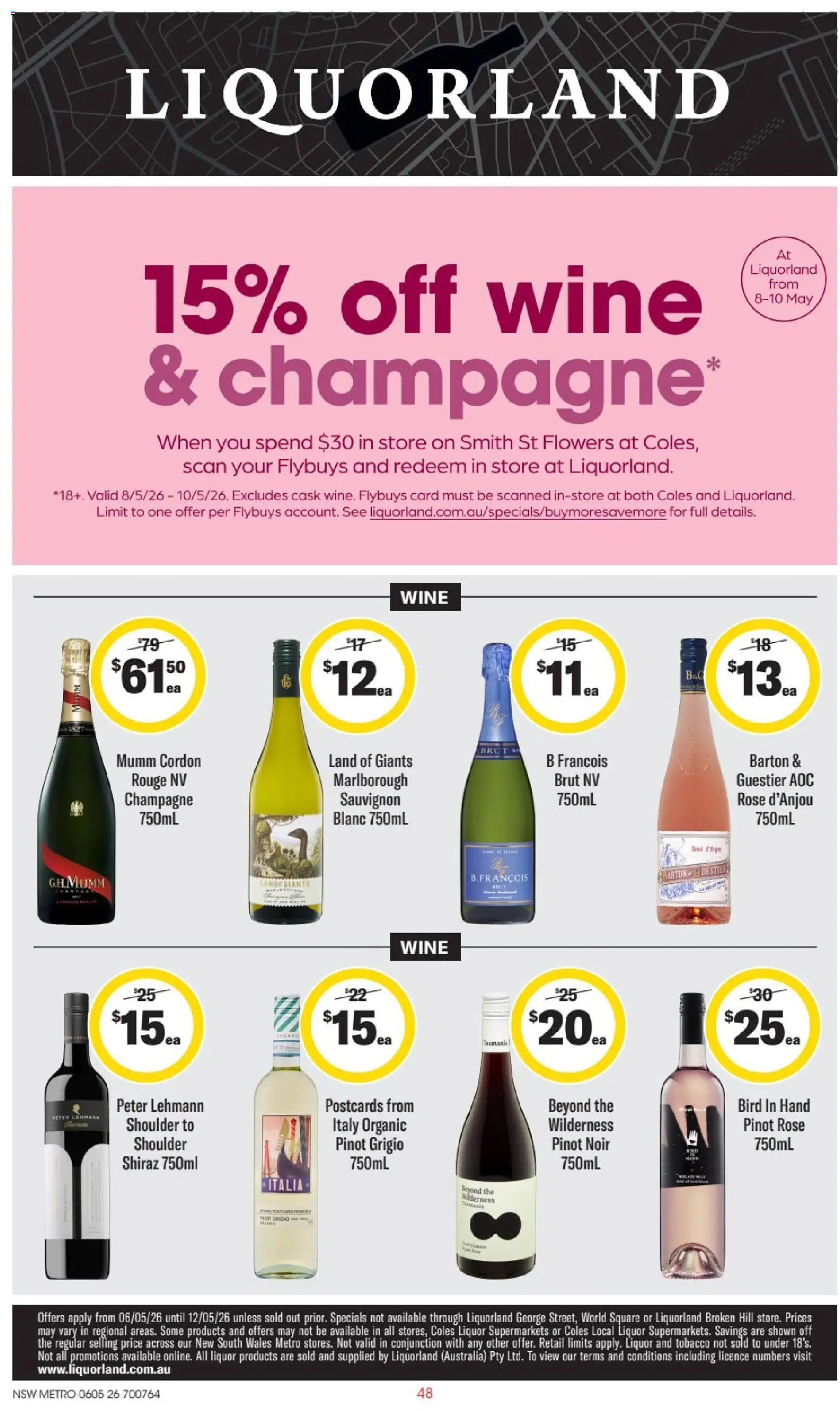 Liquorland catalogue - valid from 06.05.2026 | Page: 1 | Products: Wine