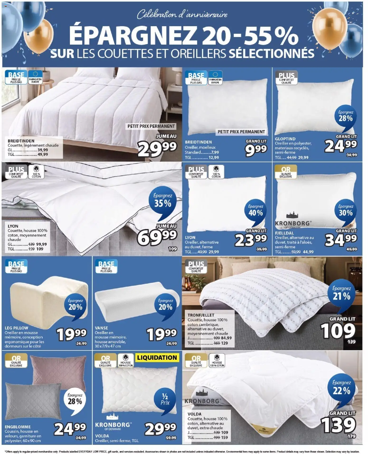 JYSK flyer valid from Sep 10, 2026 | Page: 10 | Products: Pillow