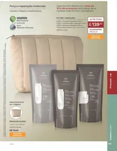 Catálogo Natura - Ciclo 11/2026 - Pré-Visualização do folheto da loja Natura, válido de 29/06/2026 | Página: 159 | Produtos: Shampoo, Condicionador, Necessaire