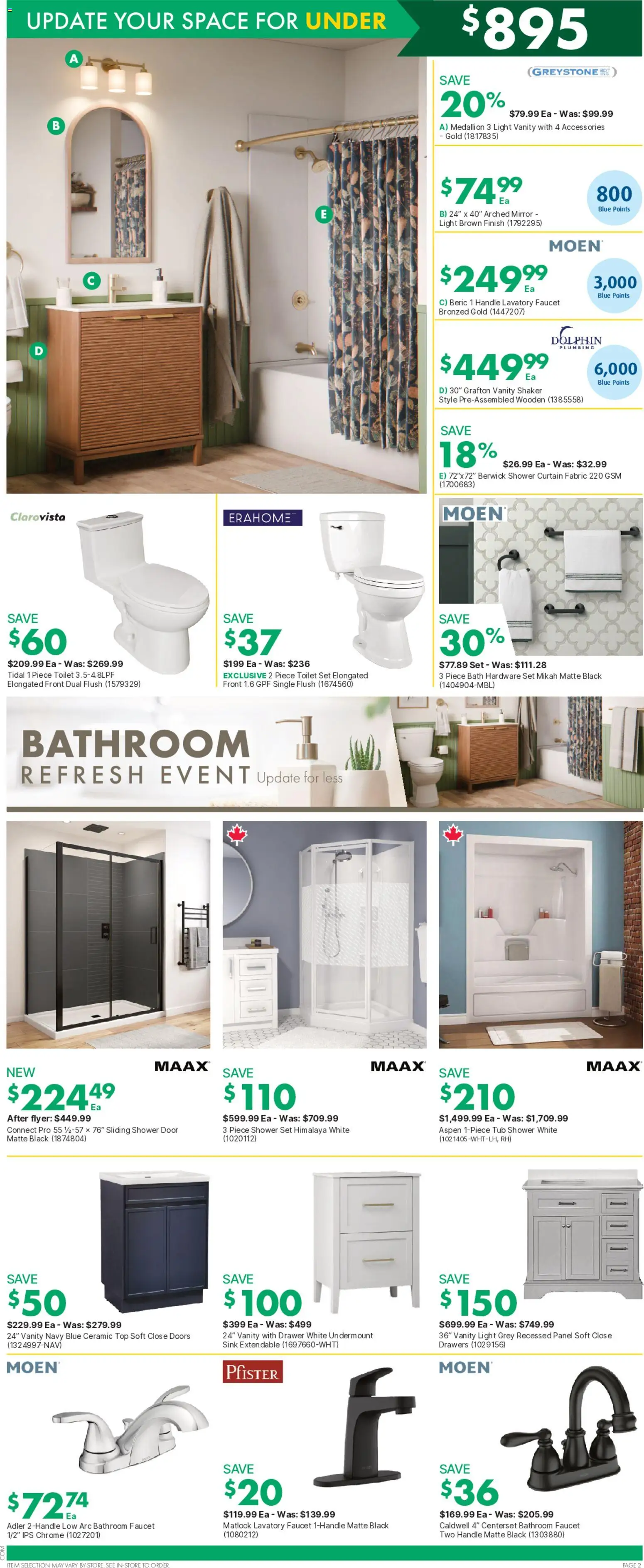Kent flyer valid from Sep 24, 2026 | Page: 3 | Products: Bath, Shower, Mirror, Door