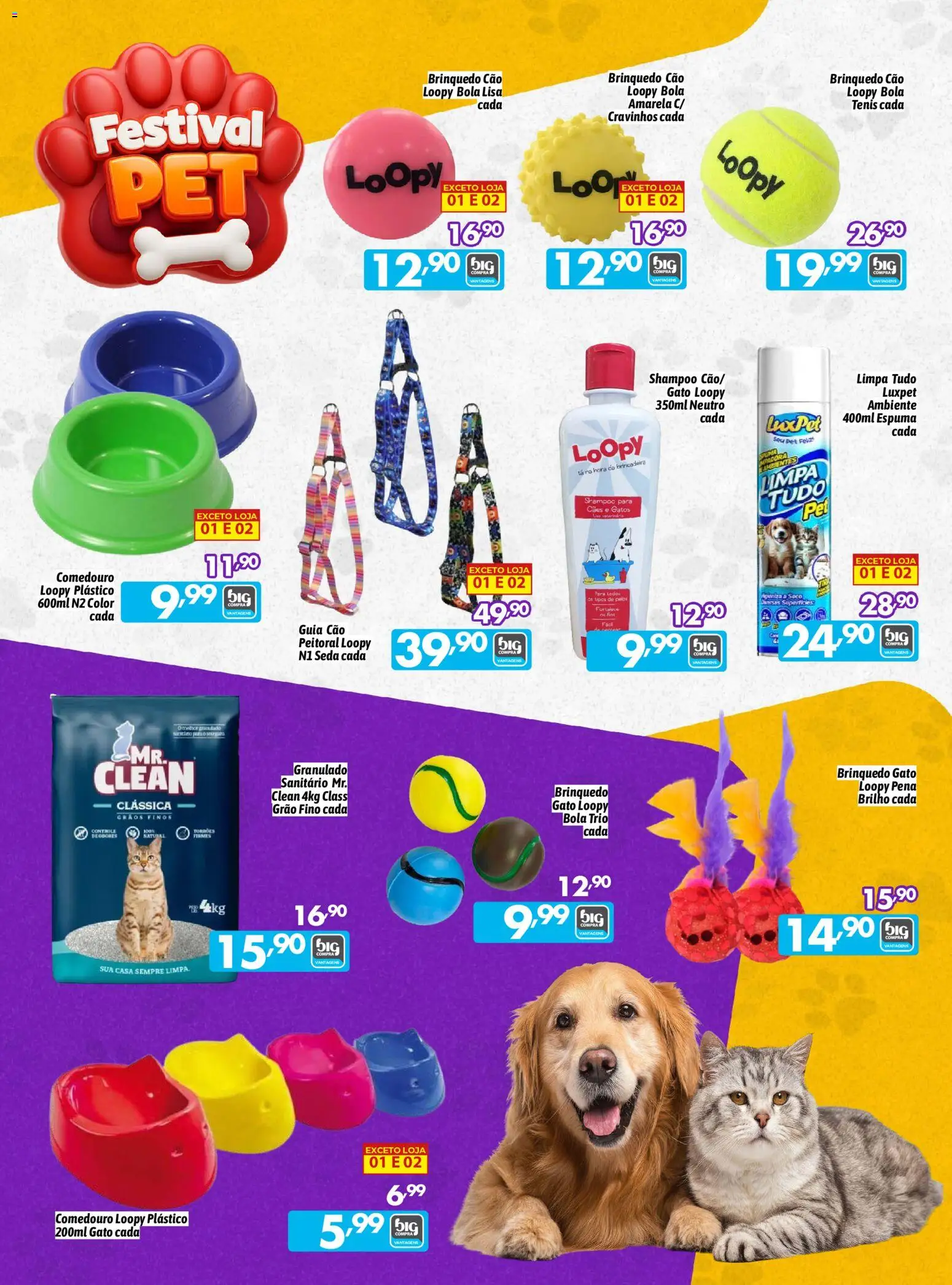 Big Compra Folheto - válido de 03/08/2026 | Página: 12 | Produtos: Shampoo, Comedouro, Peitoral, Granulado