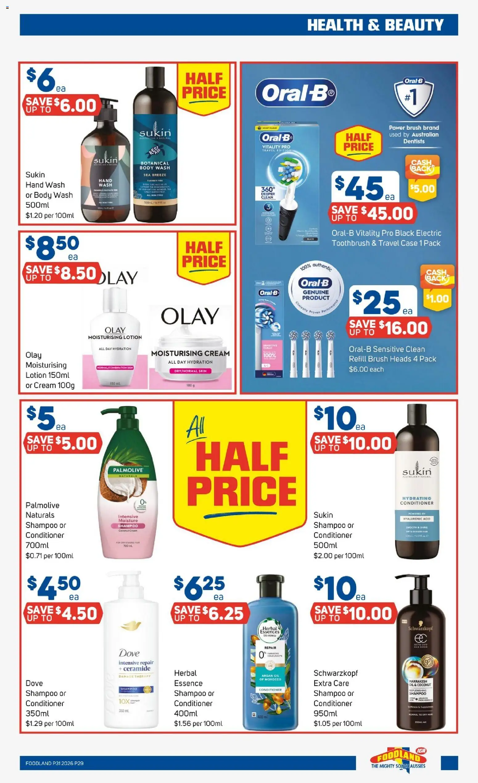 Foodland catalogue - valid from 29/07/2026 | Page: 29 | Products: Conditioner, Lotion, Case, Herbal