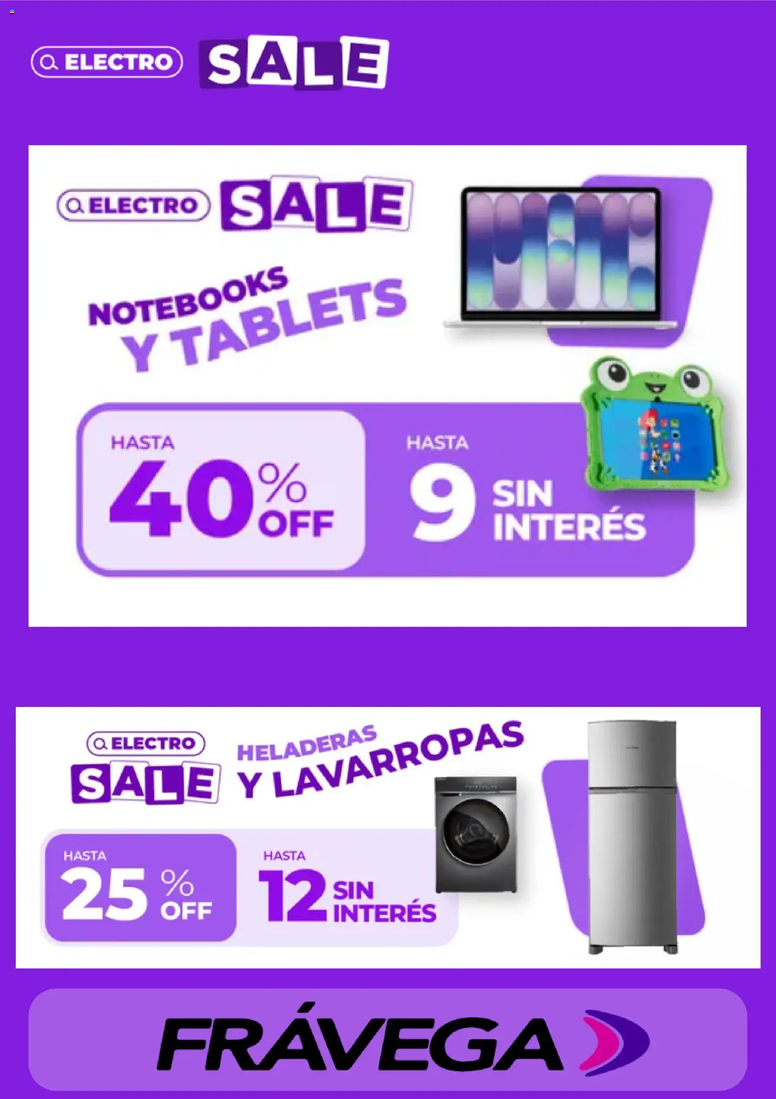 Frávega ofertas │ válido desde el 01/08/2026 | Página: 3 | Productos: Lavarropas