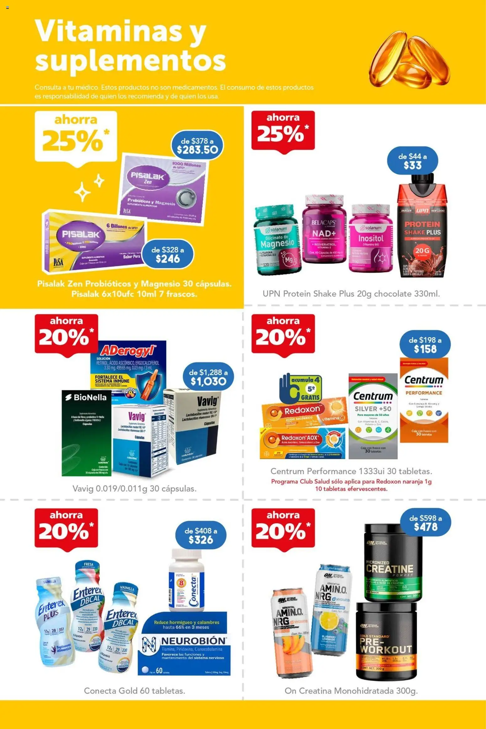 Nuevas ofertas de Farmacia San Pablo válidas en toda la República Mexicana desde el 07.06.2026. ¡Encuentra las mejores ofertas en Farmacia San Pablo catálogo! | Página: 8 | Productos: Fresa, Pera, Caja, Polvo