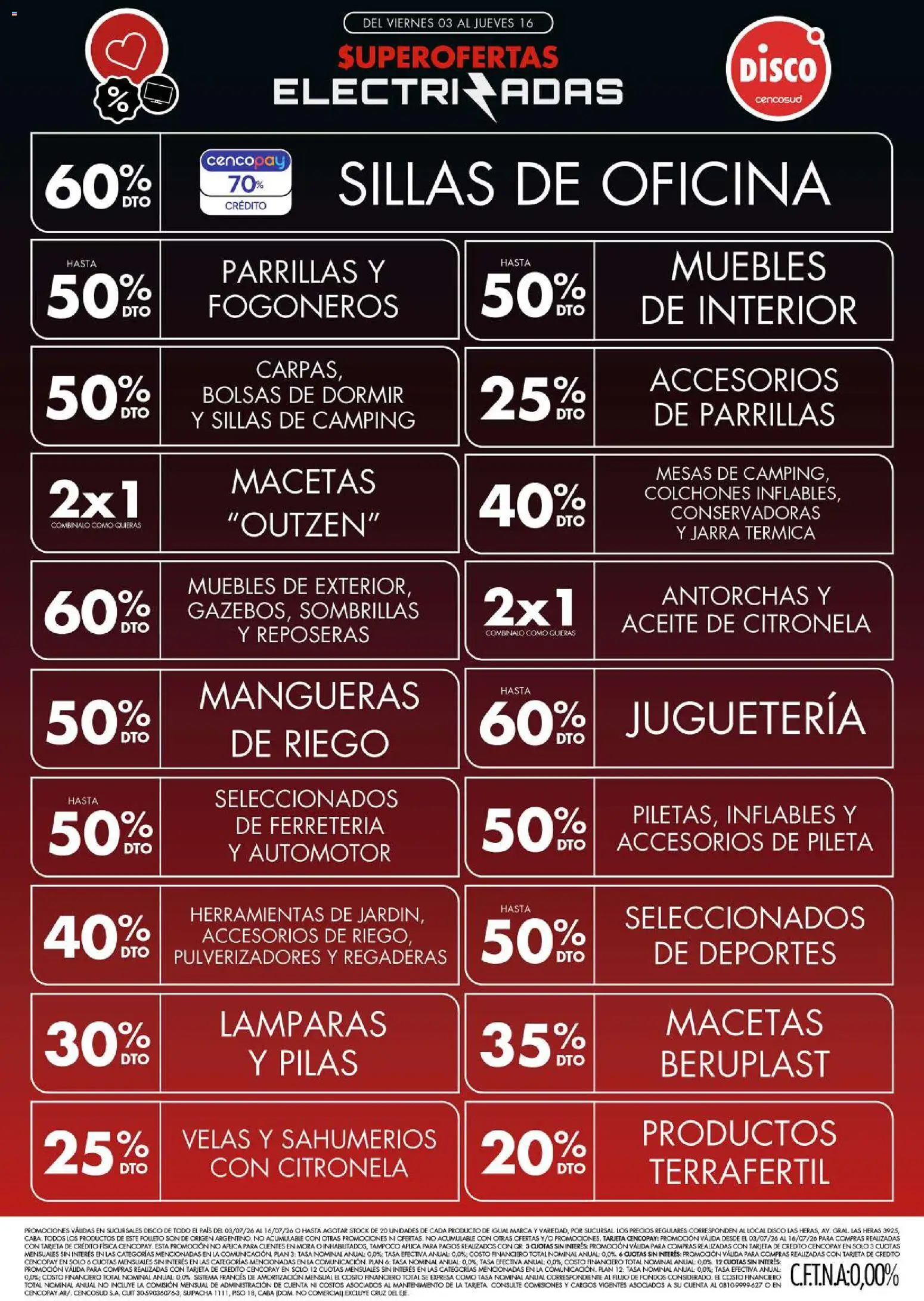 Disco -  Electro, T. Libre y más │ válido desde el 03/07/2026 | Página: 4 | Productos: Disco, Pilas, Jarra, Aceite