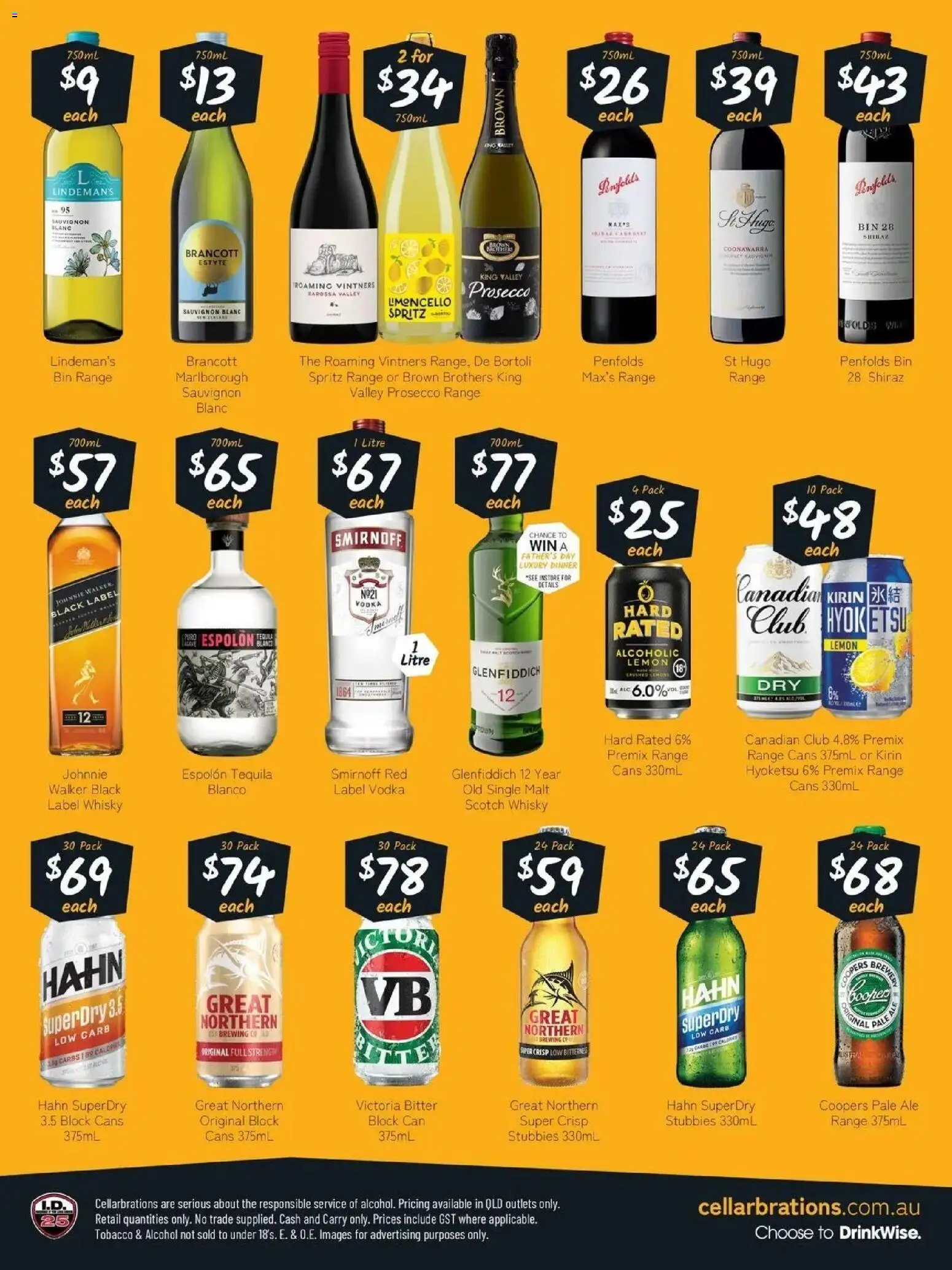 Cellarbrations catalogue Cloncurry - 24/08/2026 > weekly / monthly specials | Page: 2 | Products: Scotch whisky, Alcohol, Prosecco, Lemon