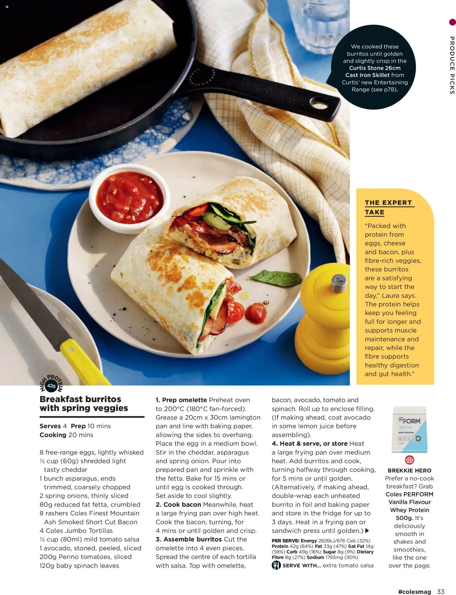 Coles catalogue - valid from 01/10/2026 | Page: 33 | Products: Light, Protein, Sugar, Tortillas