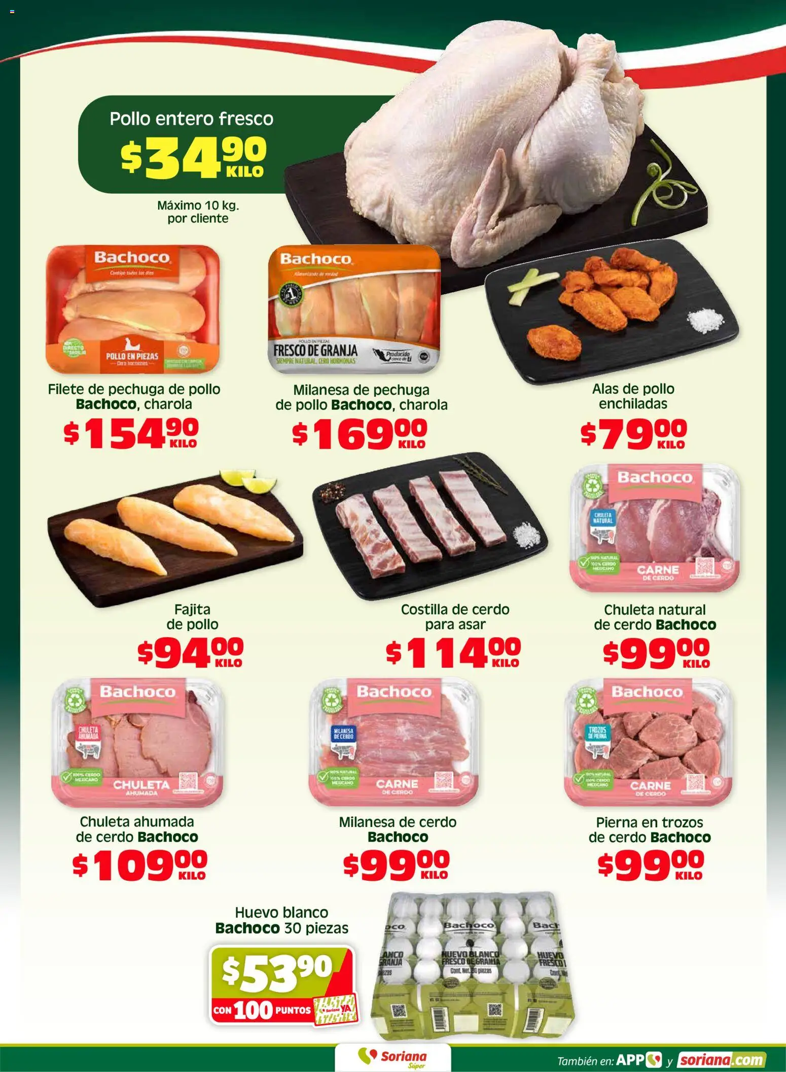 Nuevas ofertas de Soriana válidas en toda la República Mexicana desde el 15.05.2026. ¡Encuentra las mejores ofertas en Soriana Fin de Semana Súper: Tijuana, Mexicali, Ensenada, San Luis Río Colorado y Tecate! | Página: 3 | Productos: Pollo, Milanesa, Huevo, Cerdo
