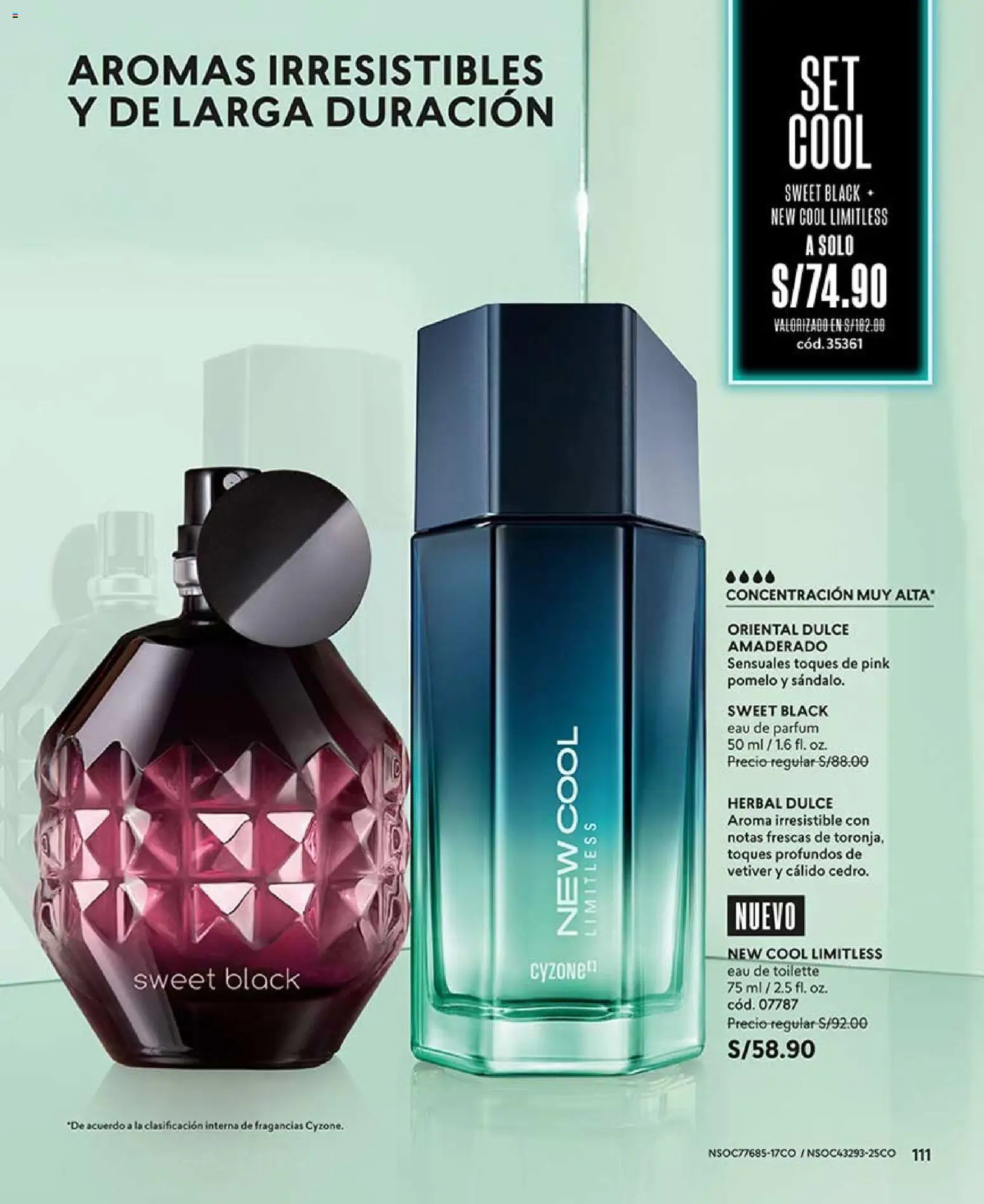 Catálogo CyZone válido desde 14/03/2026 | Página: 111 | Productos: EAU de Toilette