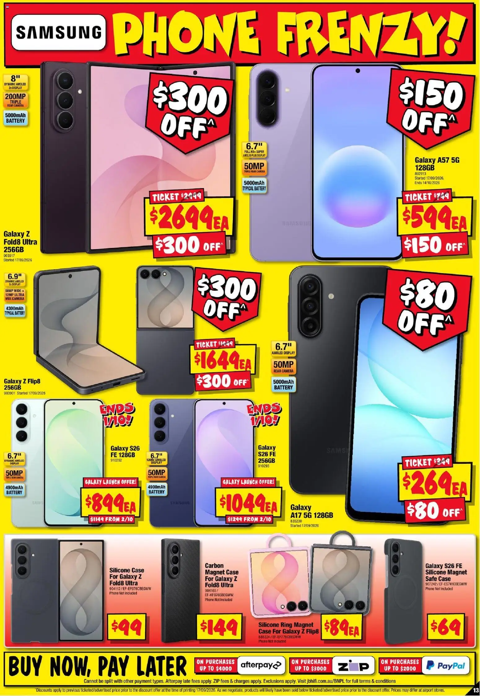 JB Hi-Fi catalogue - valid from 24/09/2026 | Page: 13 | Products: Phone, Camera, Case, Safe