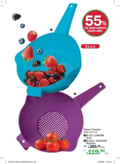 Vista previa de Tupperware catálogo, nuevo folleto de la tienda, válido en México a partir del 18.05.2026 | Página: 35 | Productos: Colador