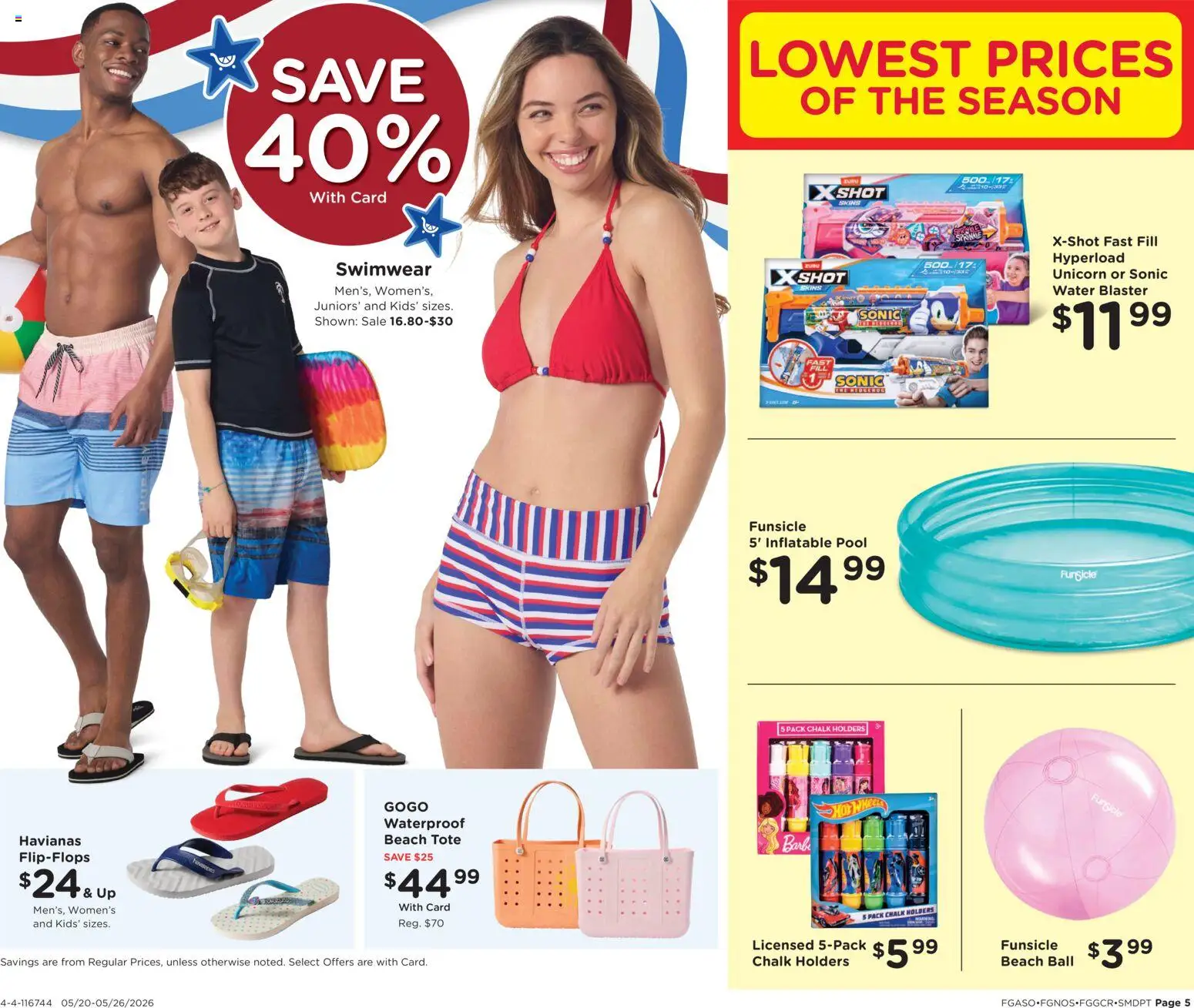 Fred Meyer Home & Apparel - valid from 20.05.2026 | Page: 6 | Products: Swimwear, Water
