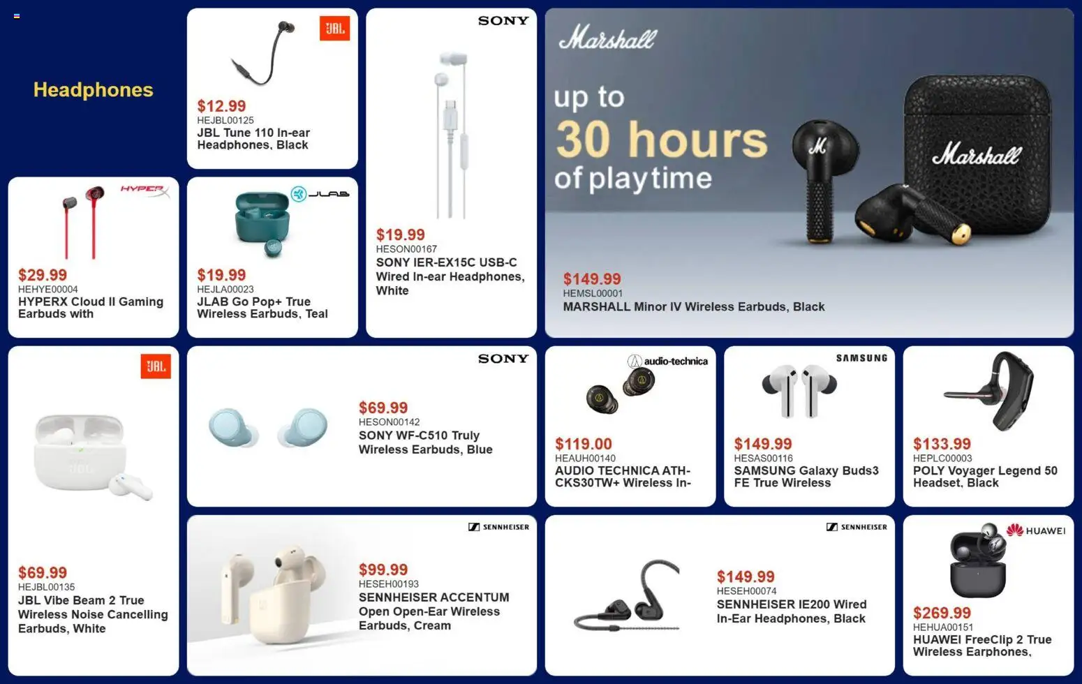 Canada Computers flyer valid from Aug 28, 2026 | Page: 10 | Products: Cream, Audio, Headphones
