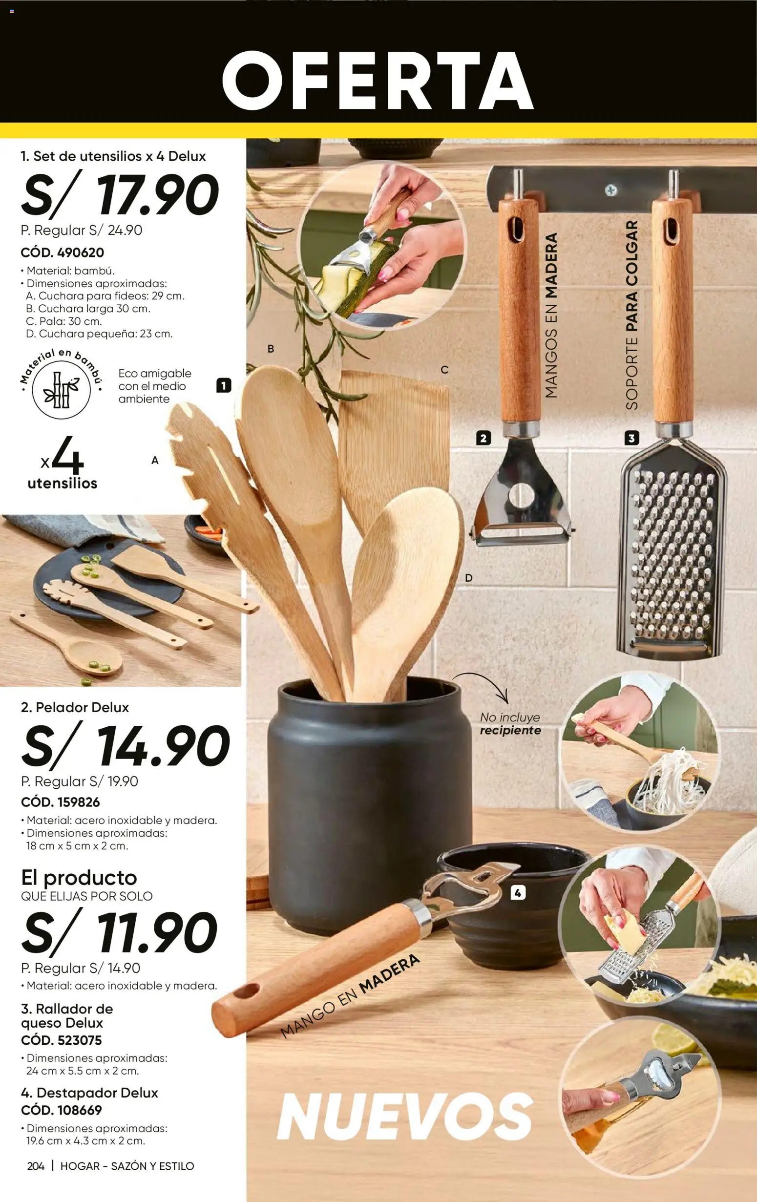 Catálogo Azzorti válido desde 18.05.2026 | Página: 206 | Productos: Queso, Fideos, Mangos, Rallador