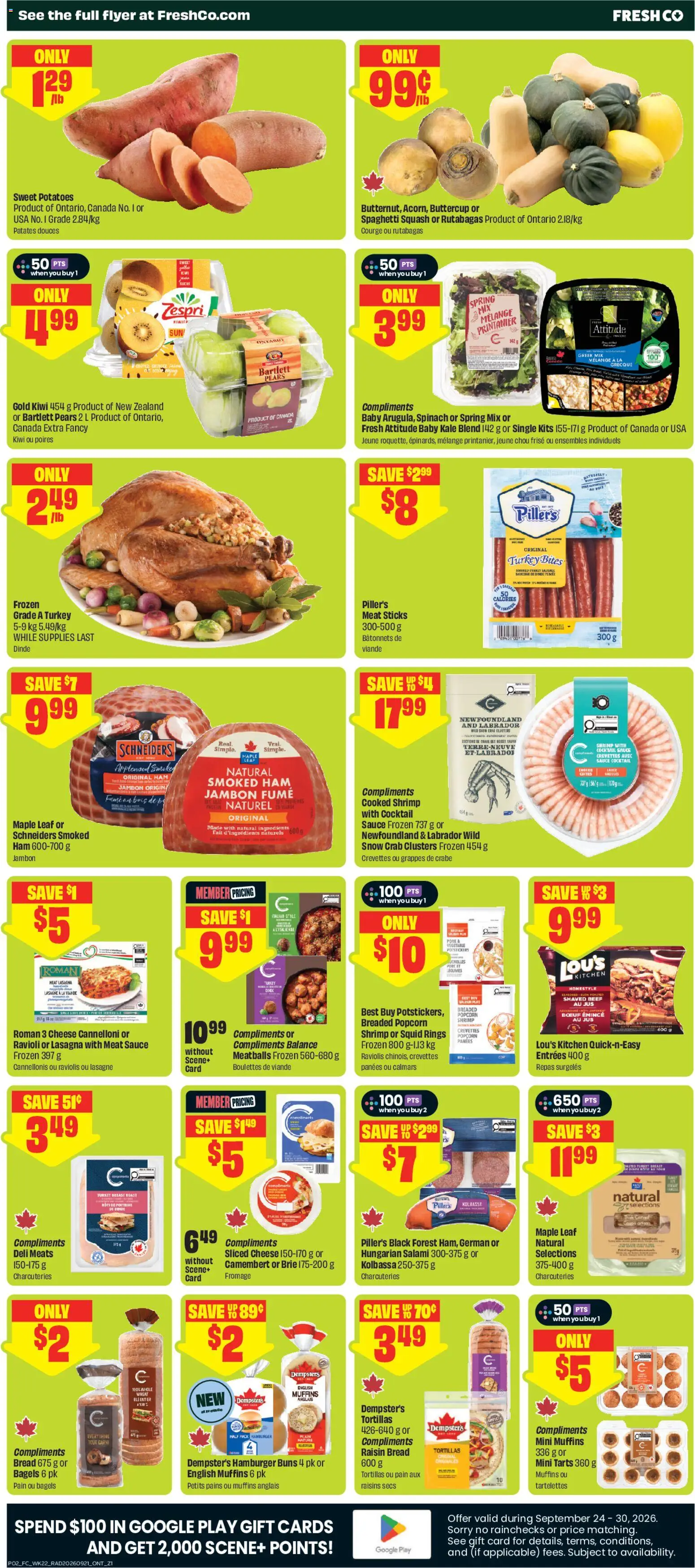 FreshCo flyer valid from Sep 24, 2026 | Page: 3